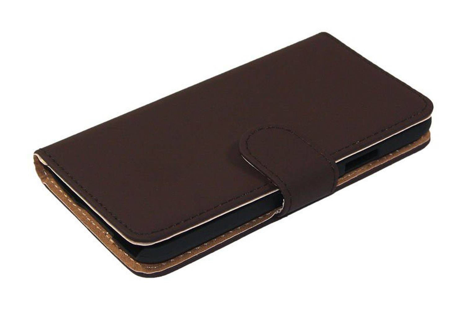 Apple iPhone 5 / 5s / SE Handyhülle Backcover Braun
