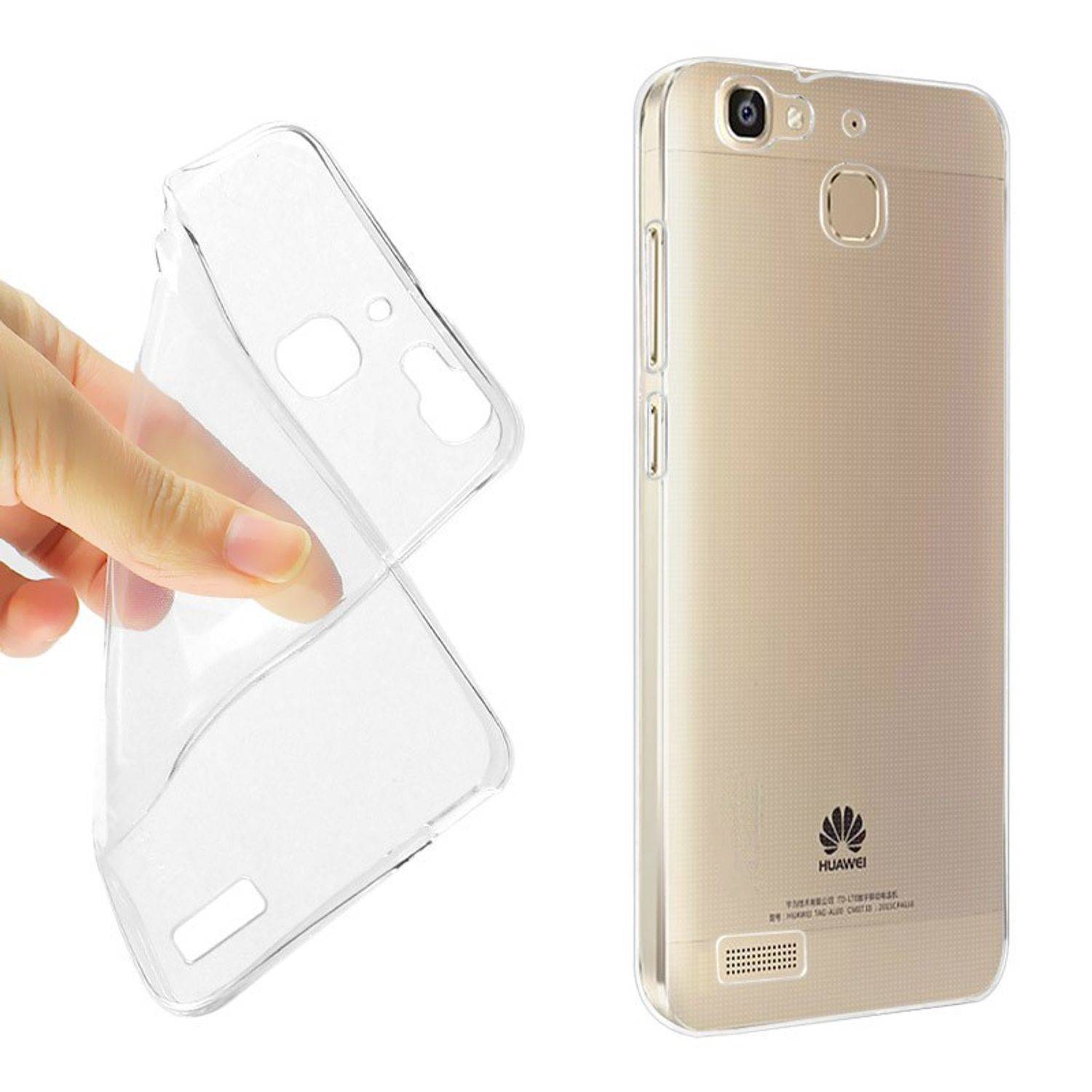 Huawei GR3 Handyhülle Backcover Transparent