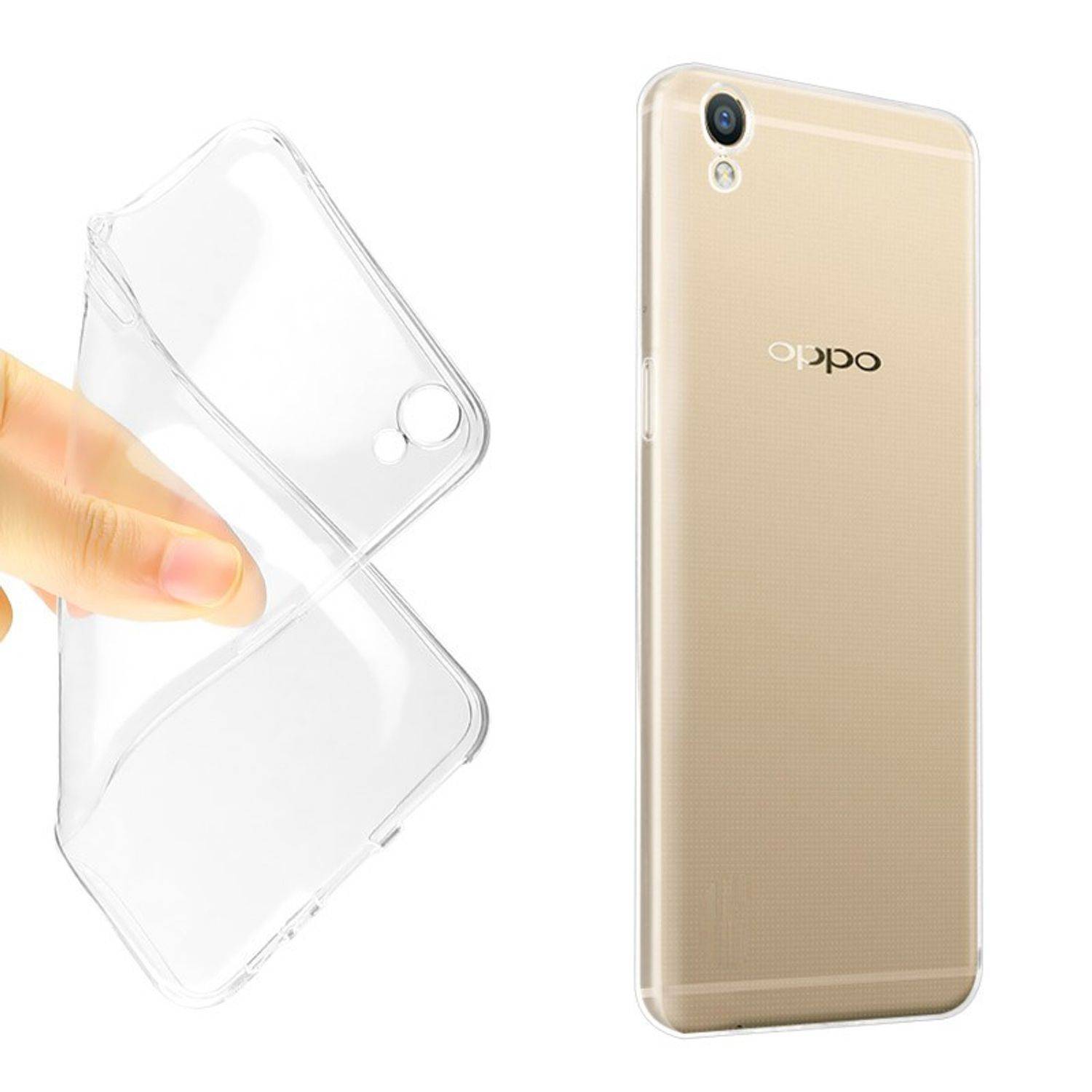 Oppo R9 Handyhülle Backcover Transparent