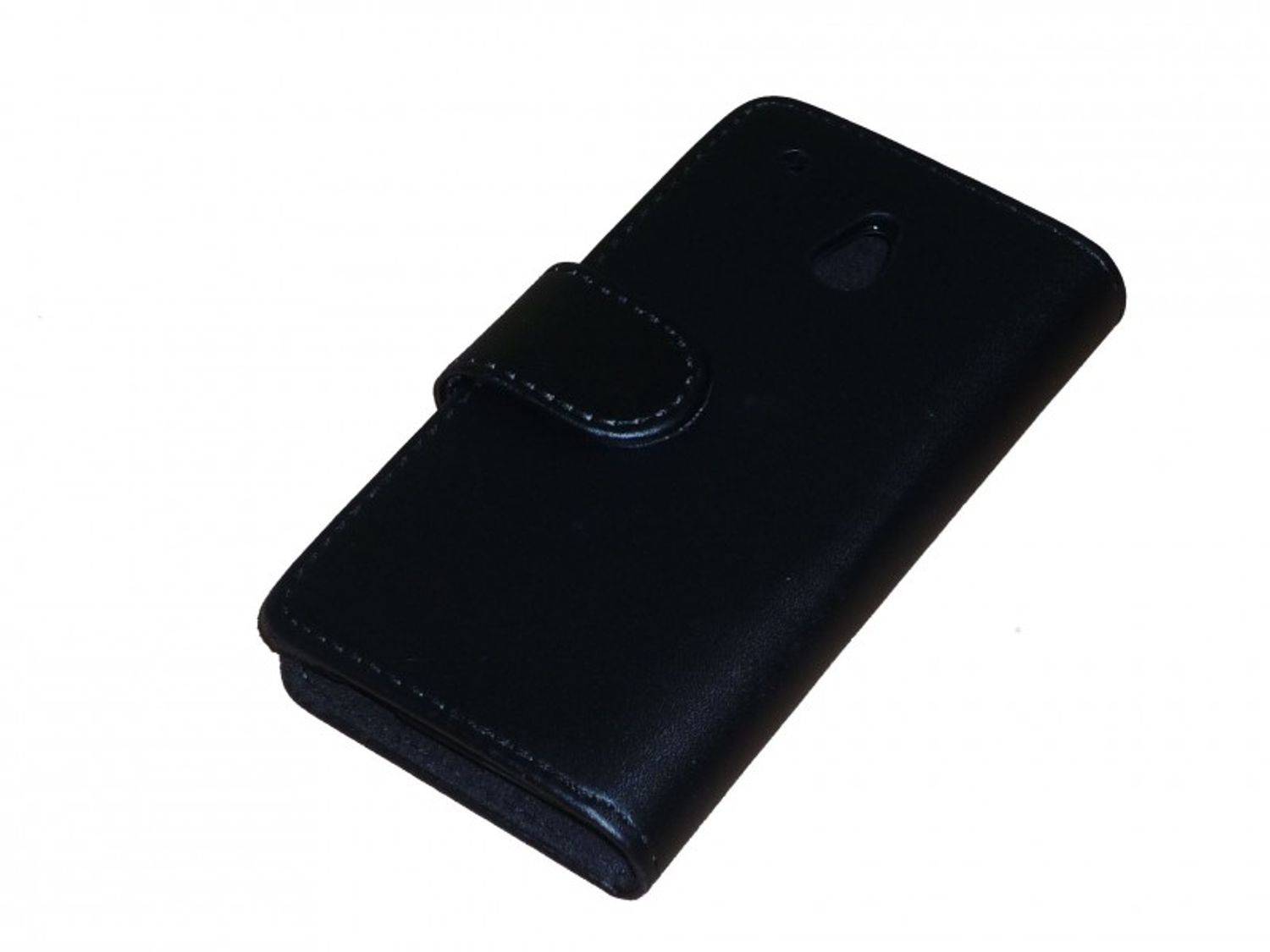 HTC One Mini Handyhülle Backcover Schwarz