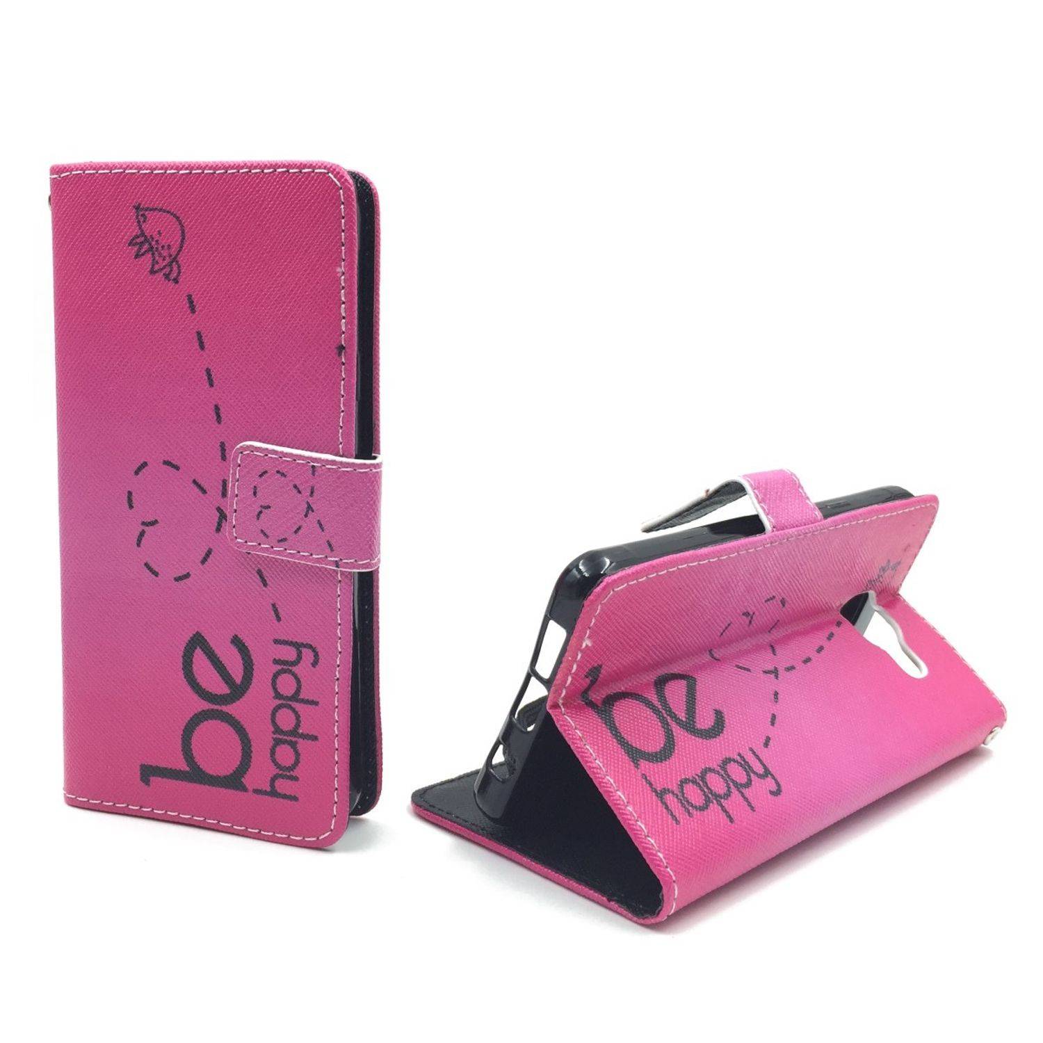 Samsung Galaxy A3 (2016) Handyhülle Bookcover Rosa