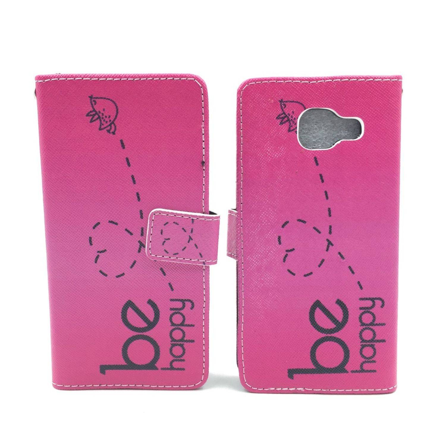 Samsung Galaxy A3 (2016) Handyhülle Bookcover Rosa