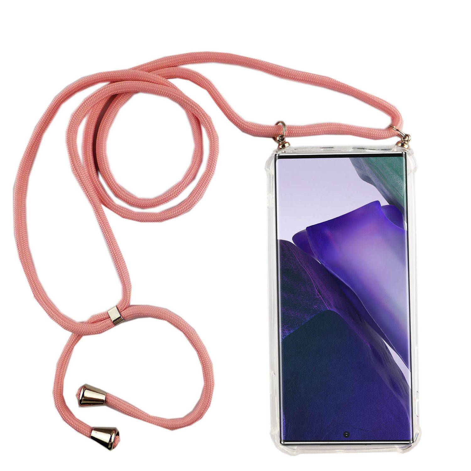 Samsung Galaxy Note 20 Handykette Handyhülle Umhängetasche Transparent