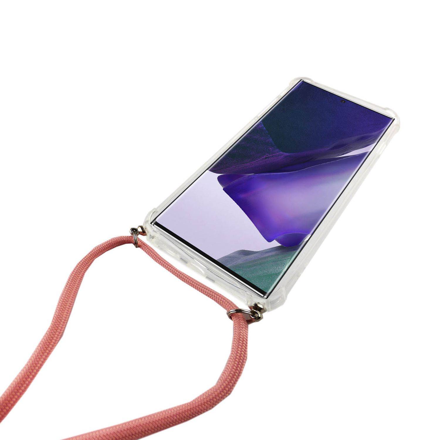 Samsung Galaxy Note 20 Handykette Handyhülle Umhängetasche Transparent