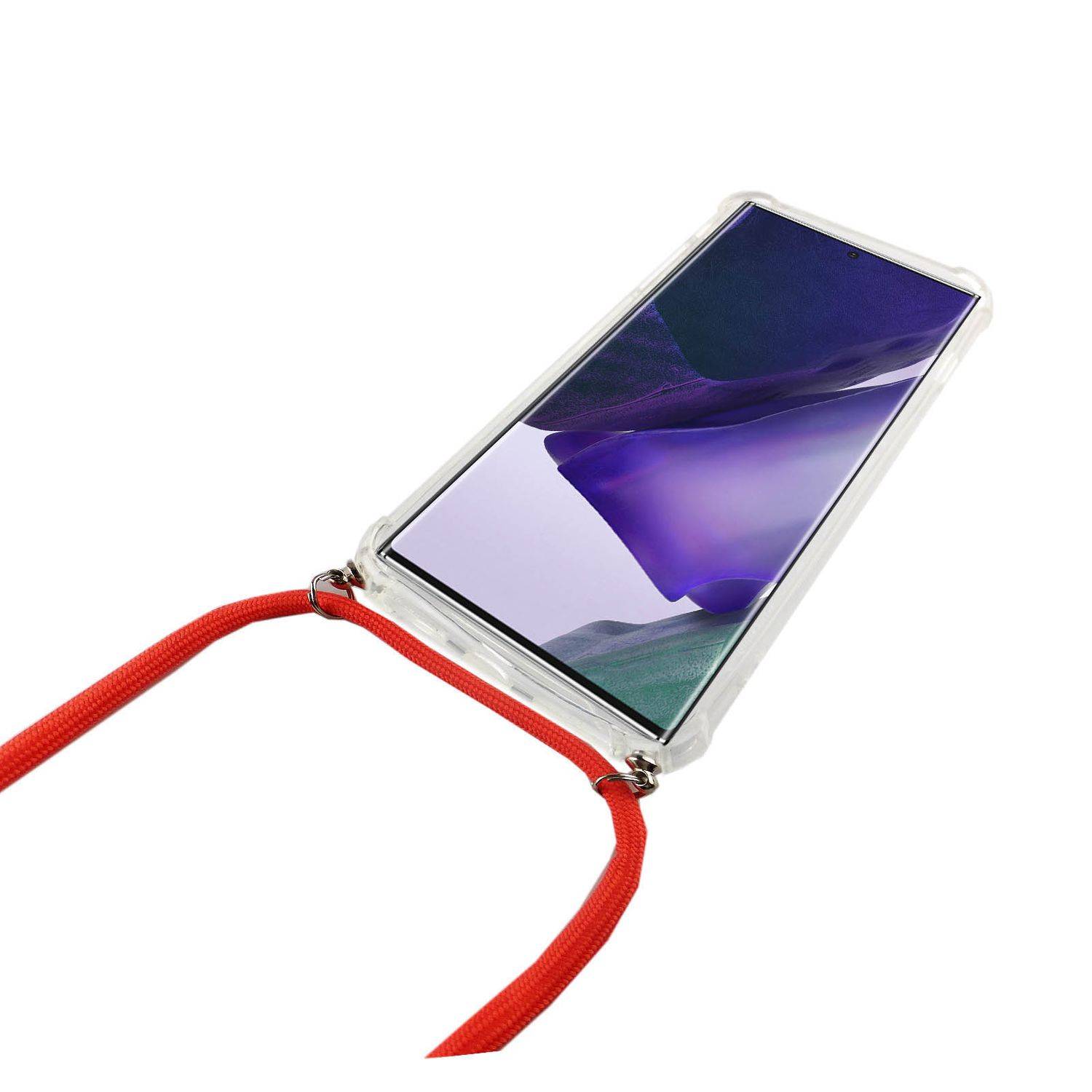 Samsung Galaxy Note 20 Handykette Handyhülle Umhängetasche Transparent