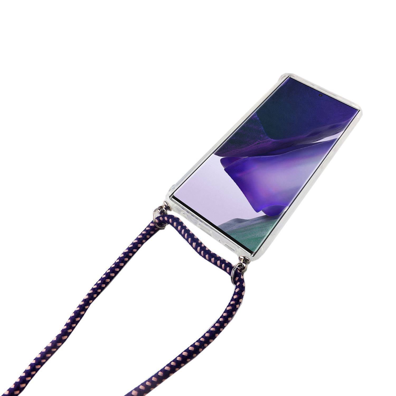 Samsung Galaxy Note 20 Handykette Handyhülle Umhängetasche Transparent