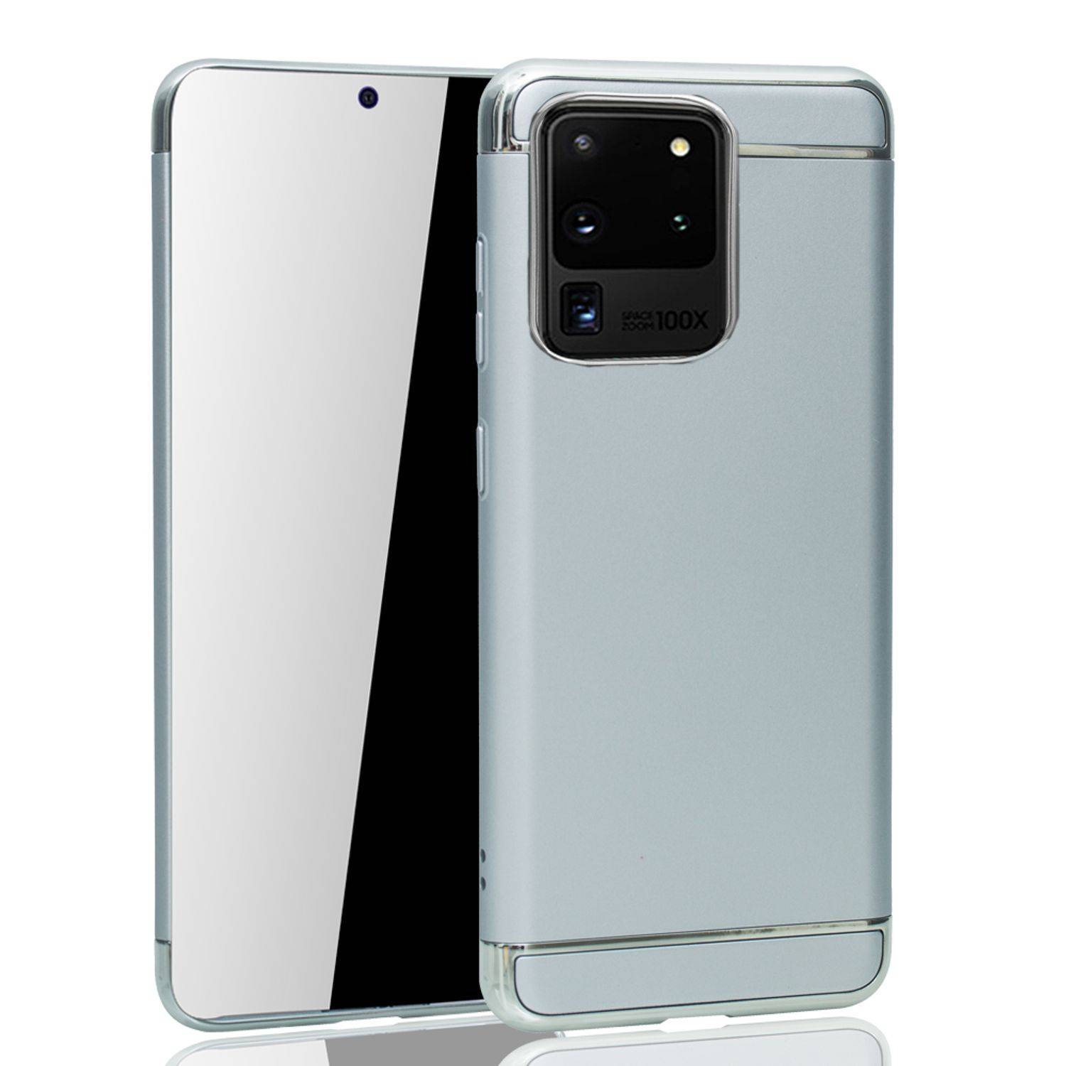 Samsung Galaxy S20 Ultra Handyhülle Backcover Silber