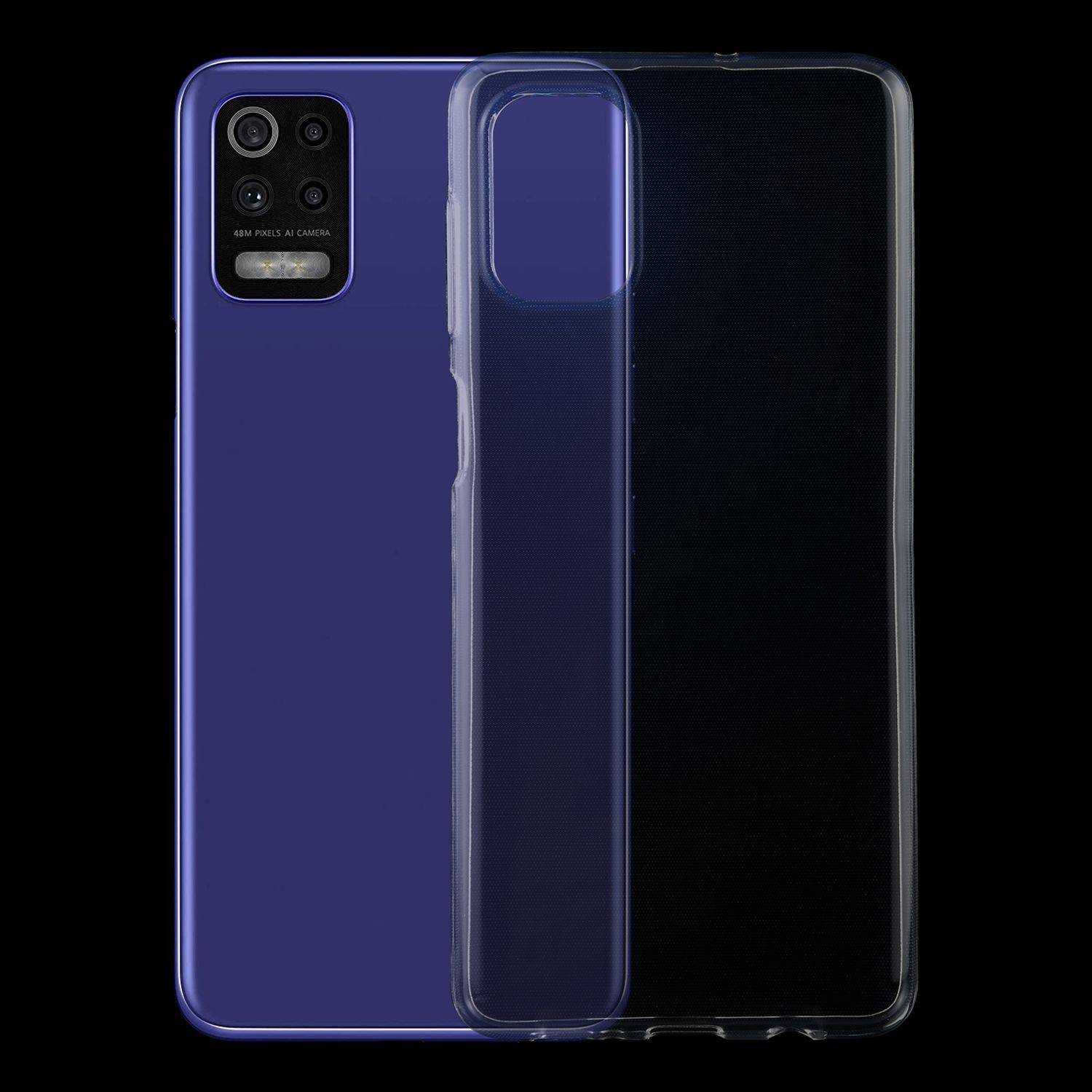 LG K52 Handyhülle Ultra Dünn Bumper Backcover Transparent