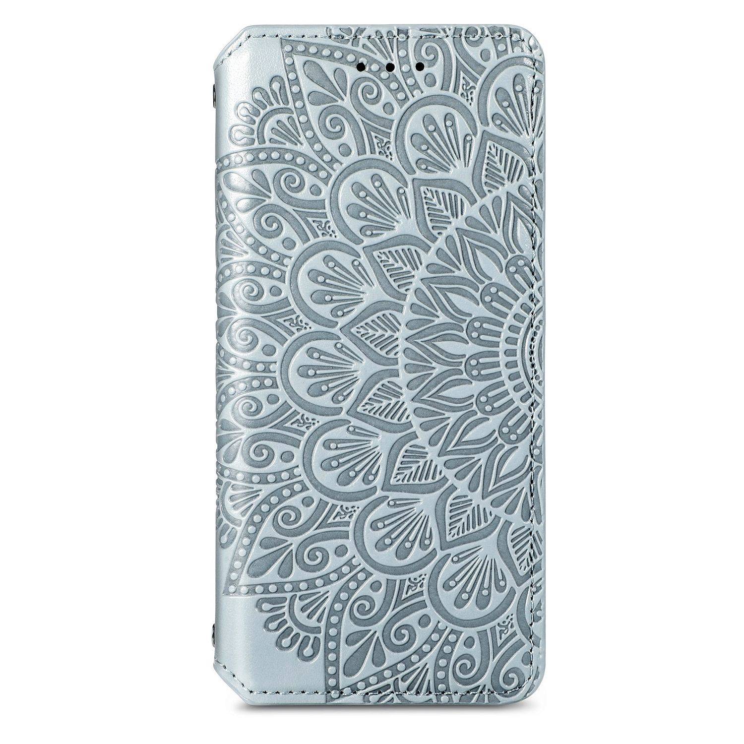 Samsung Galaxy S21 Handyhülle Bookcover Grau