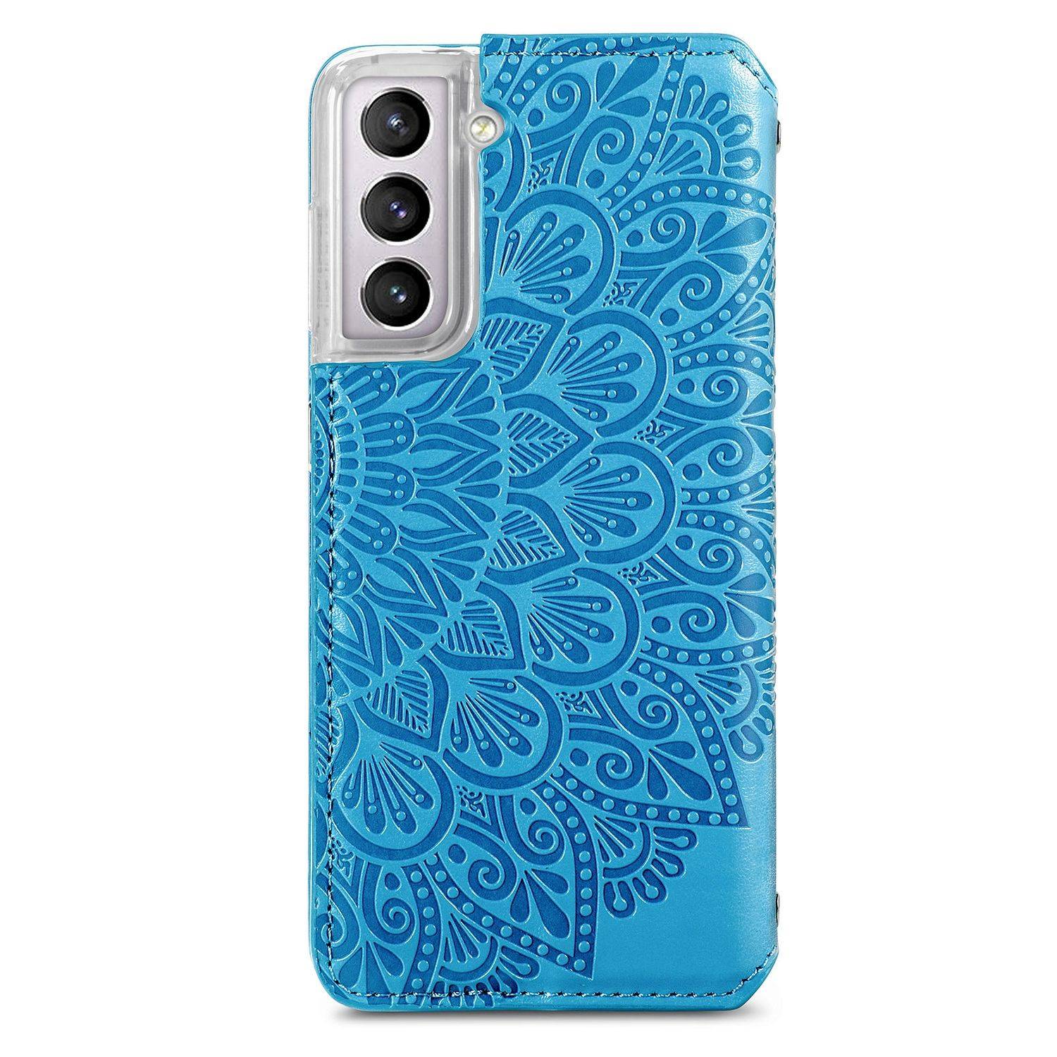 Samsung Galaxy S21 Plus Handyhülle Bookcover Blau