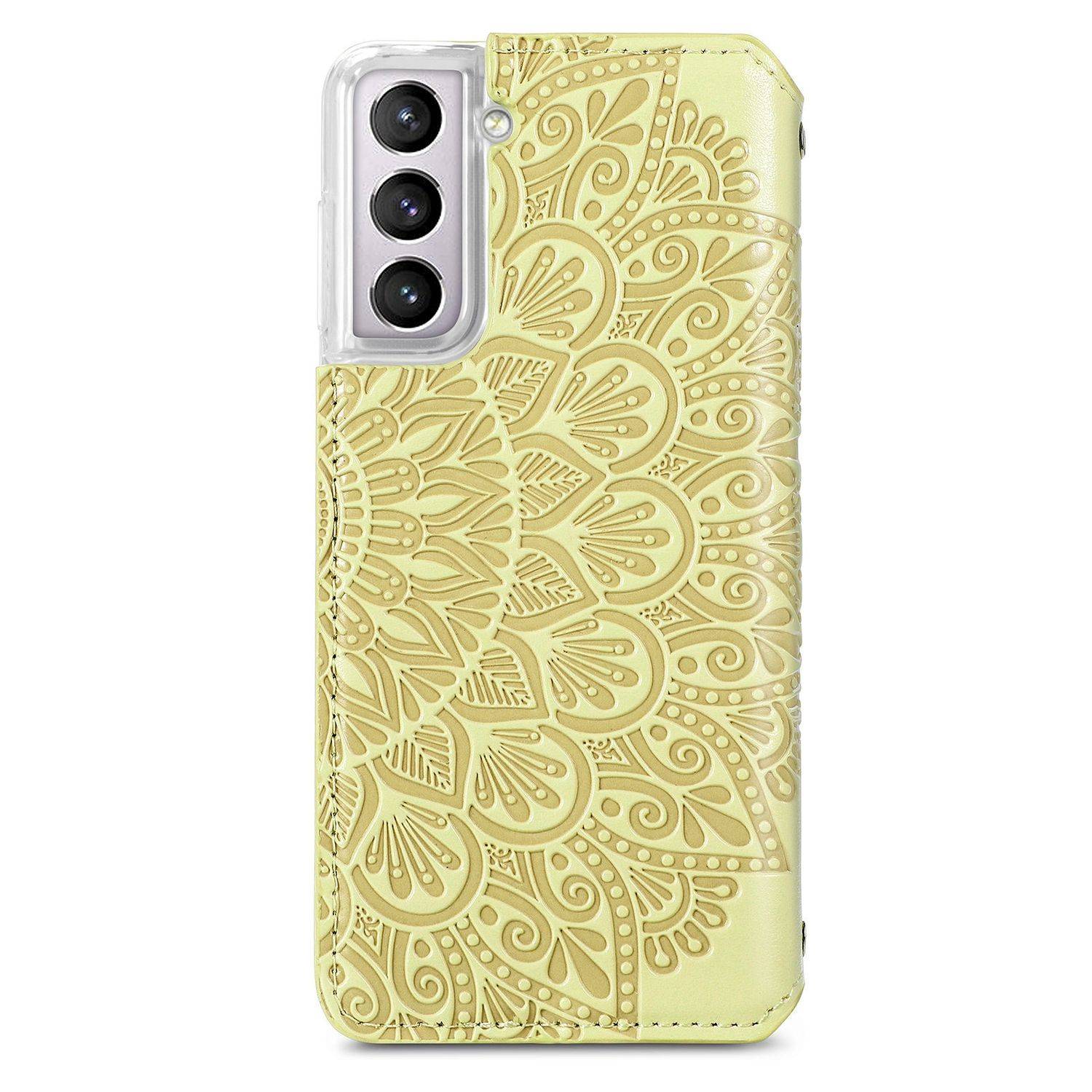 Samsung Galaxy S21 Plus Handyhülle Bookcover Gelb