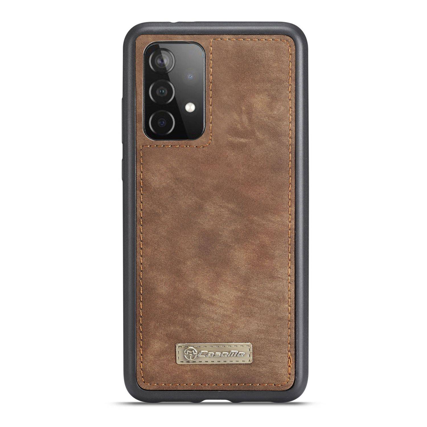 Hülle kompatibel mit Samsung Galaxy A52 4G / 5G / A52s Kunstleder Handyhülle - Handy Case Braun