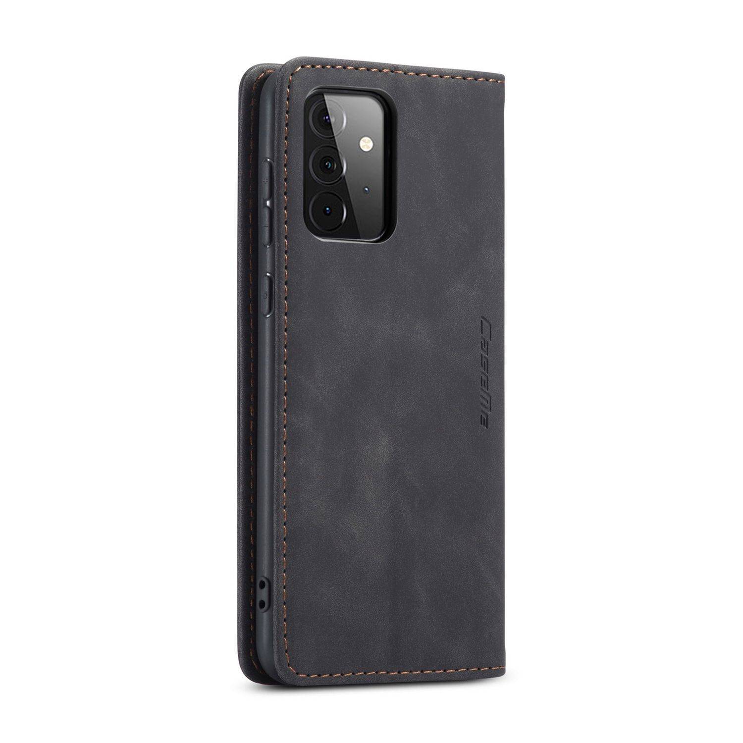 Samsung Galaxy A72 5G Handyhülle Bookcover Schwarz