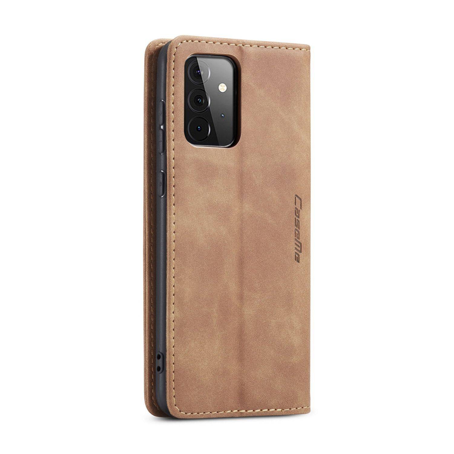 Samsung Galaxy A72 5G Handyhülle Bookcover Braun