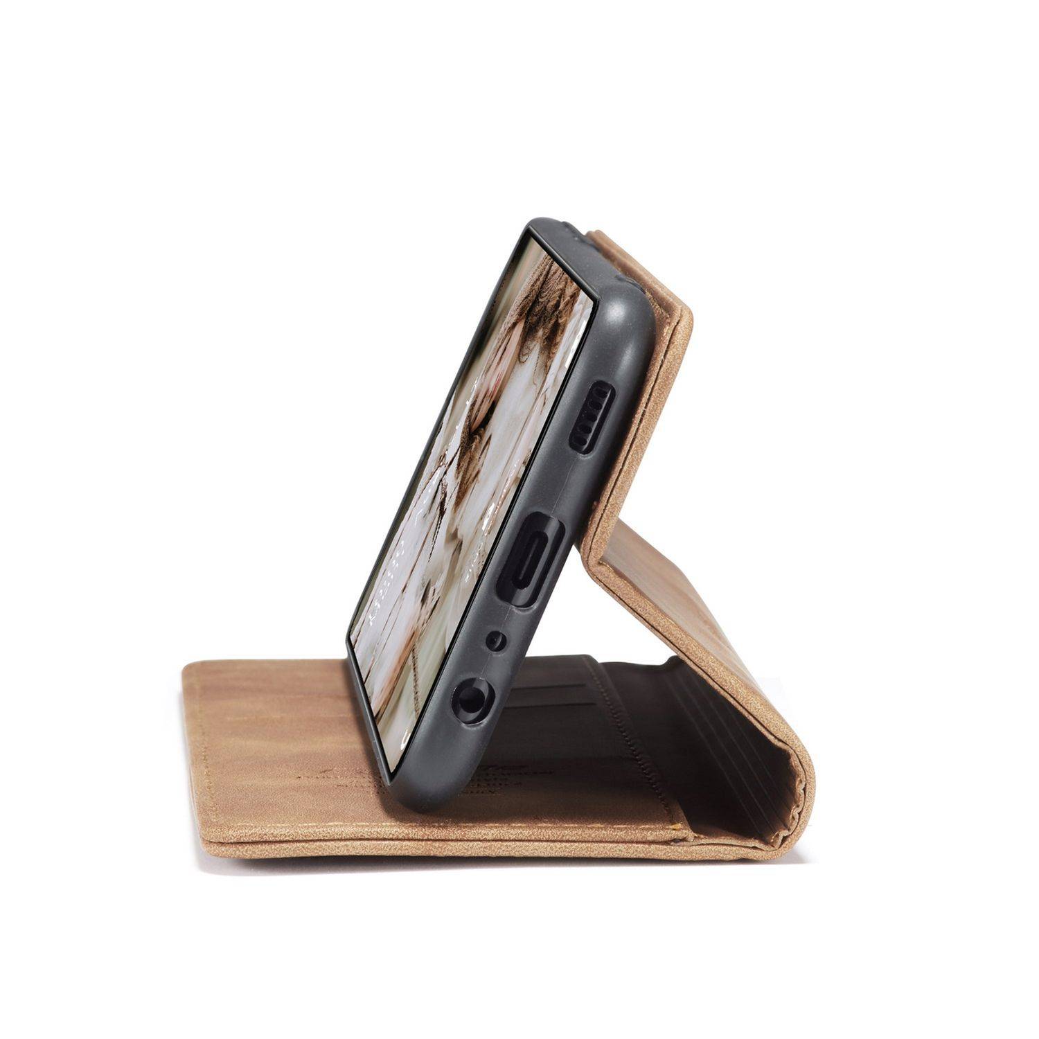 Samsung Galaxy A72 5G Handyhülle Bookcover Braun