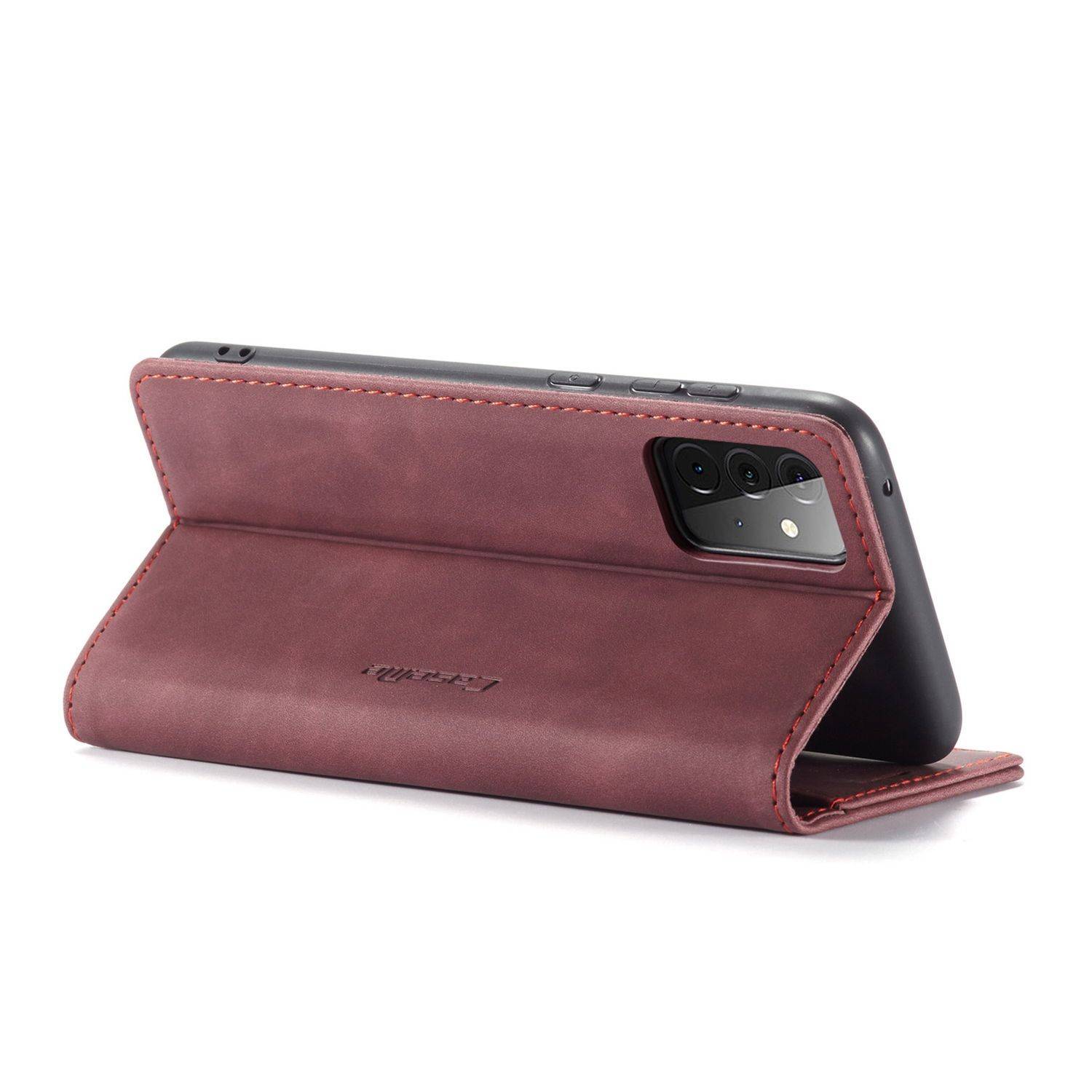 Samsung Galaxy A72 5G Handyhülle Bookcover Rot