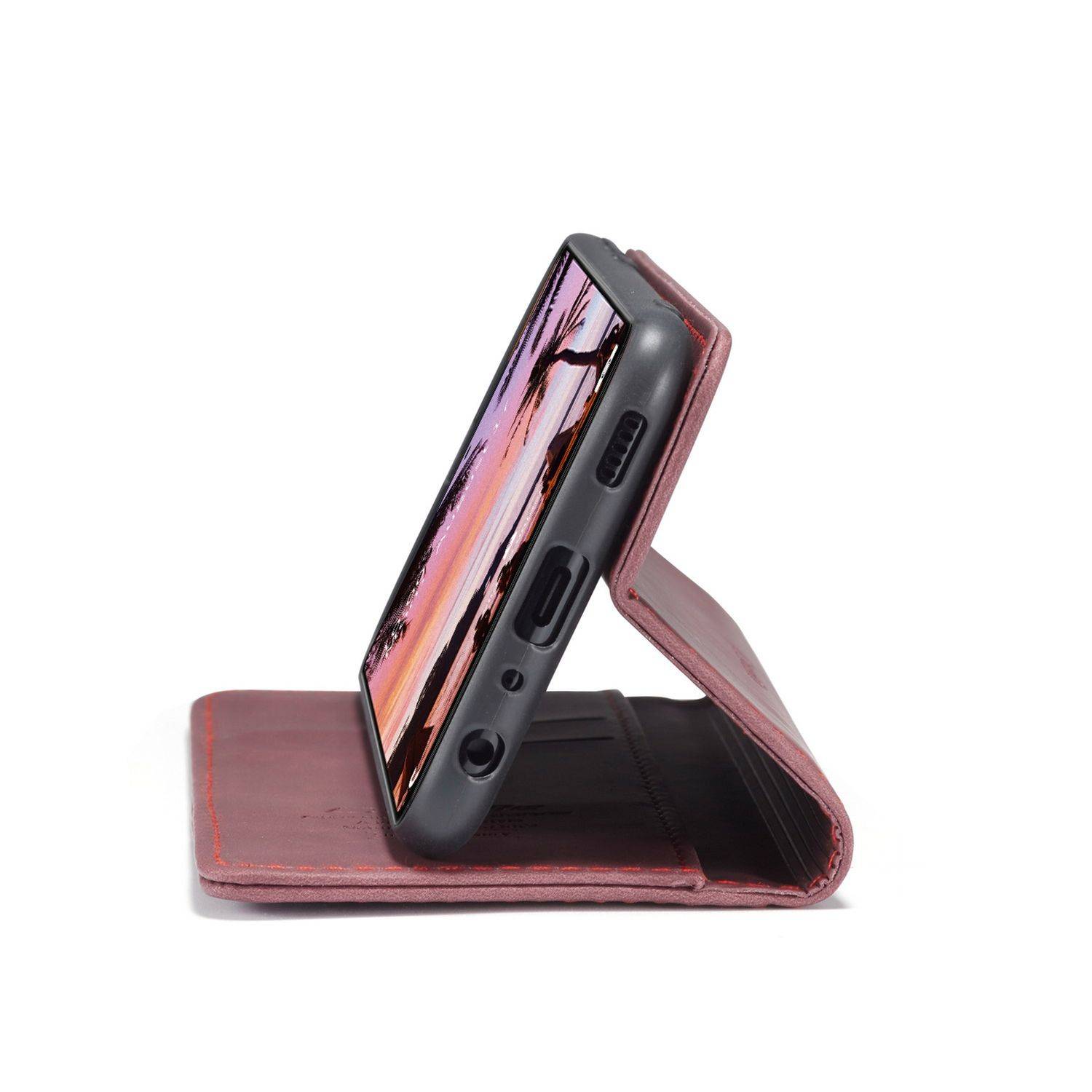 Samsung Galaxy A72 5G Handyhülle Bookcover Rot