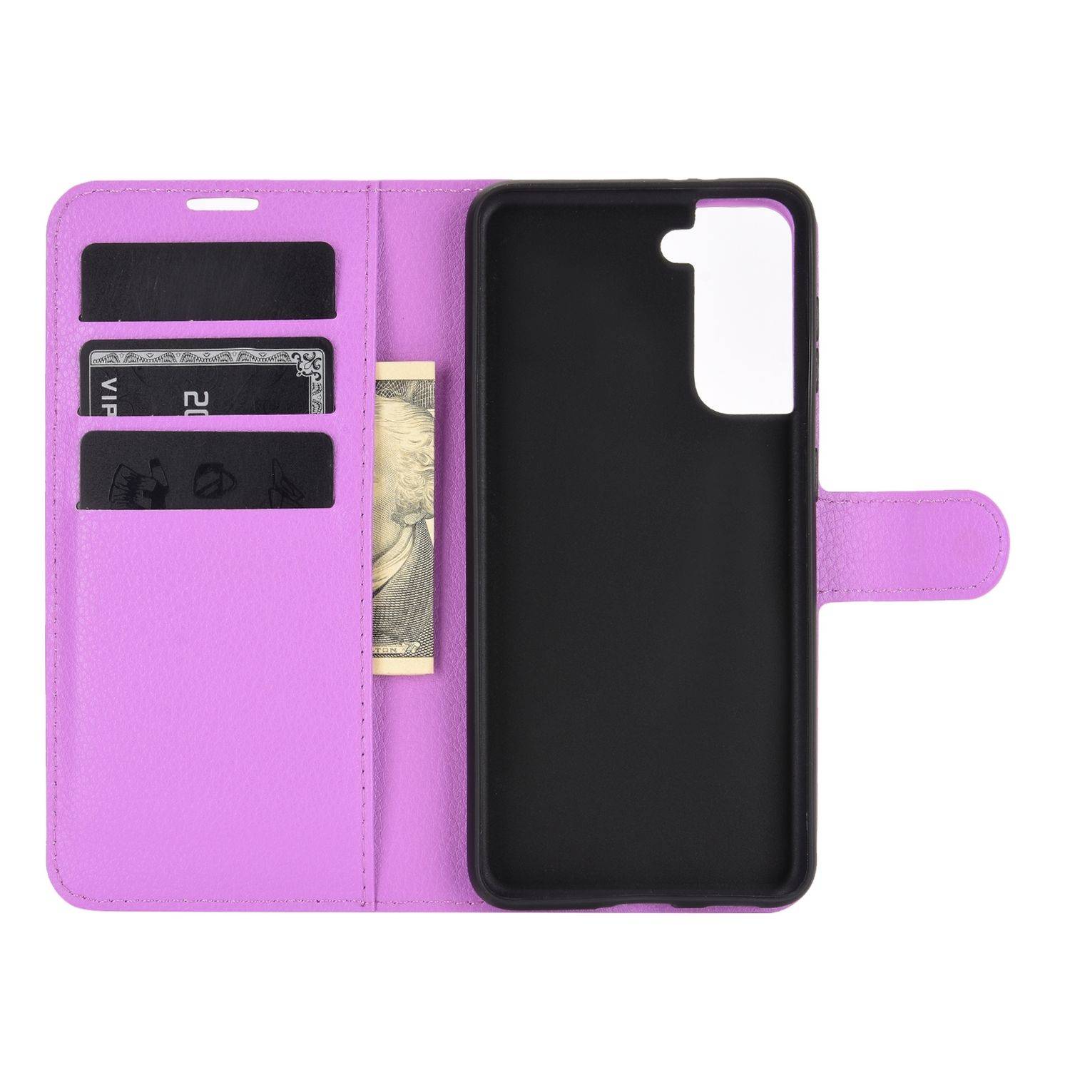Samsung Galaxy S21 Plus Handyhülle Bookcover Violett