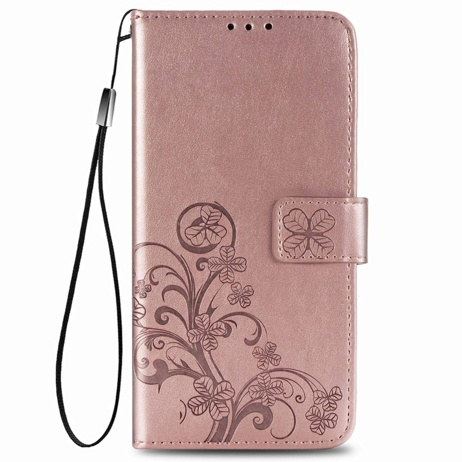 Hülle kompatibel mit Google Pixel 4A Kunstleder Handyhülle - Handy Case Rosa