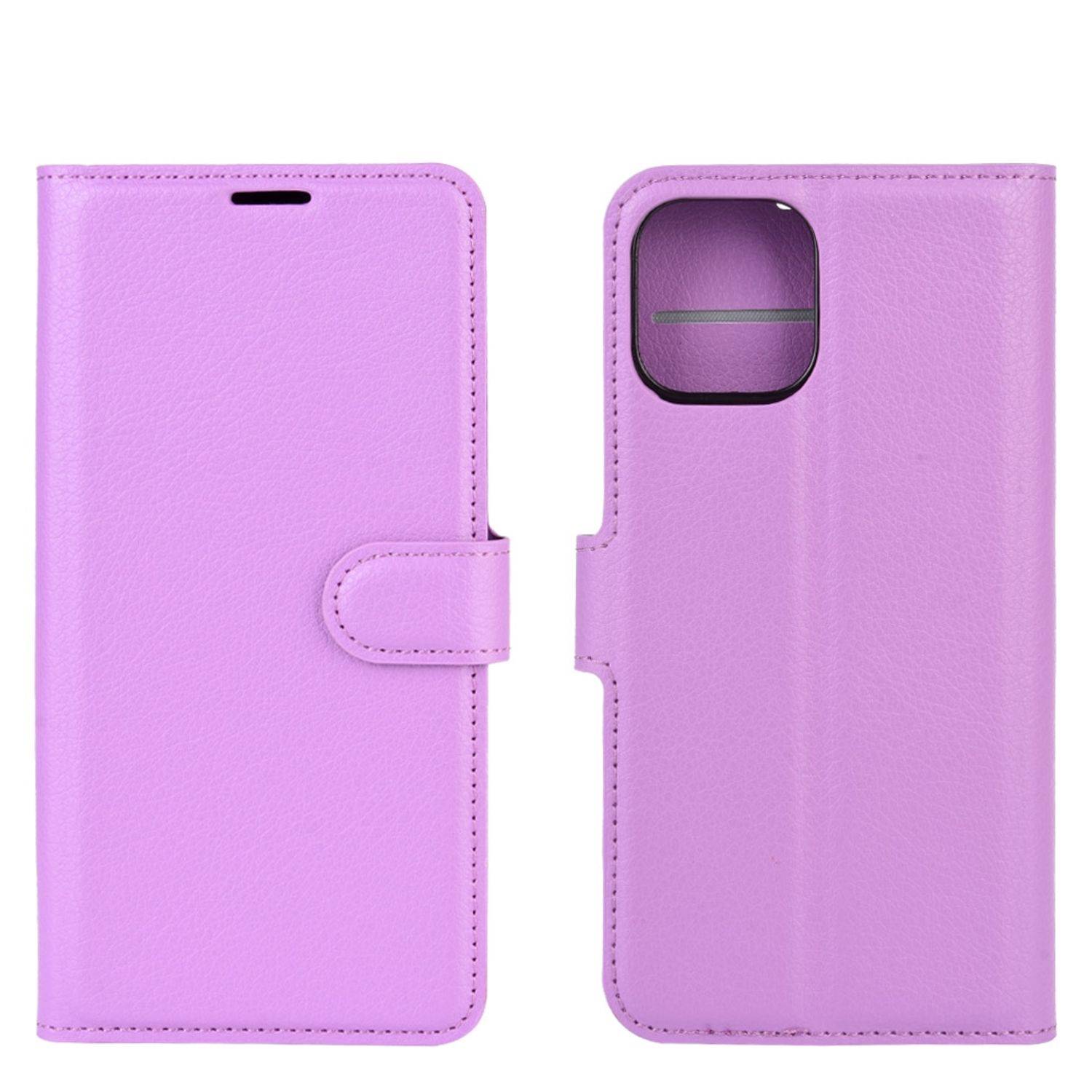 Apple iPhone 12 Pro Max Handyhülle Bookcover Violett