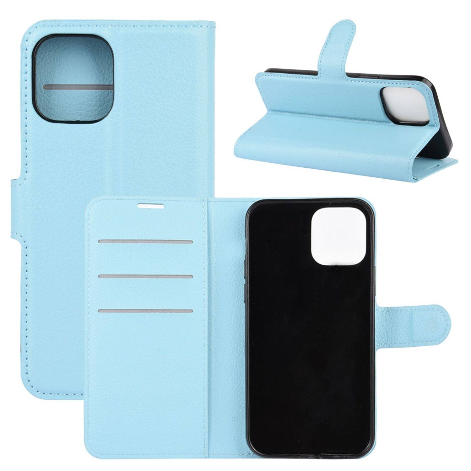 Apple iPhone 12 Pro Max Handyhülle Bookcover Blau