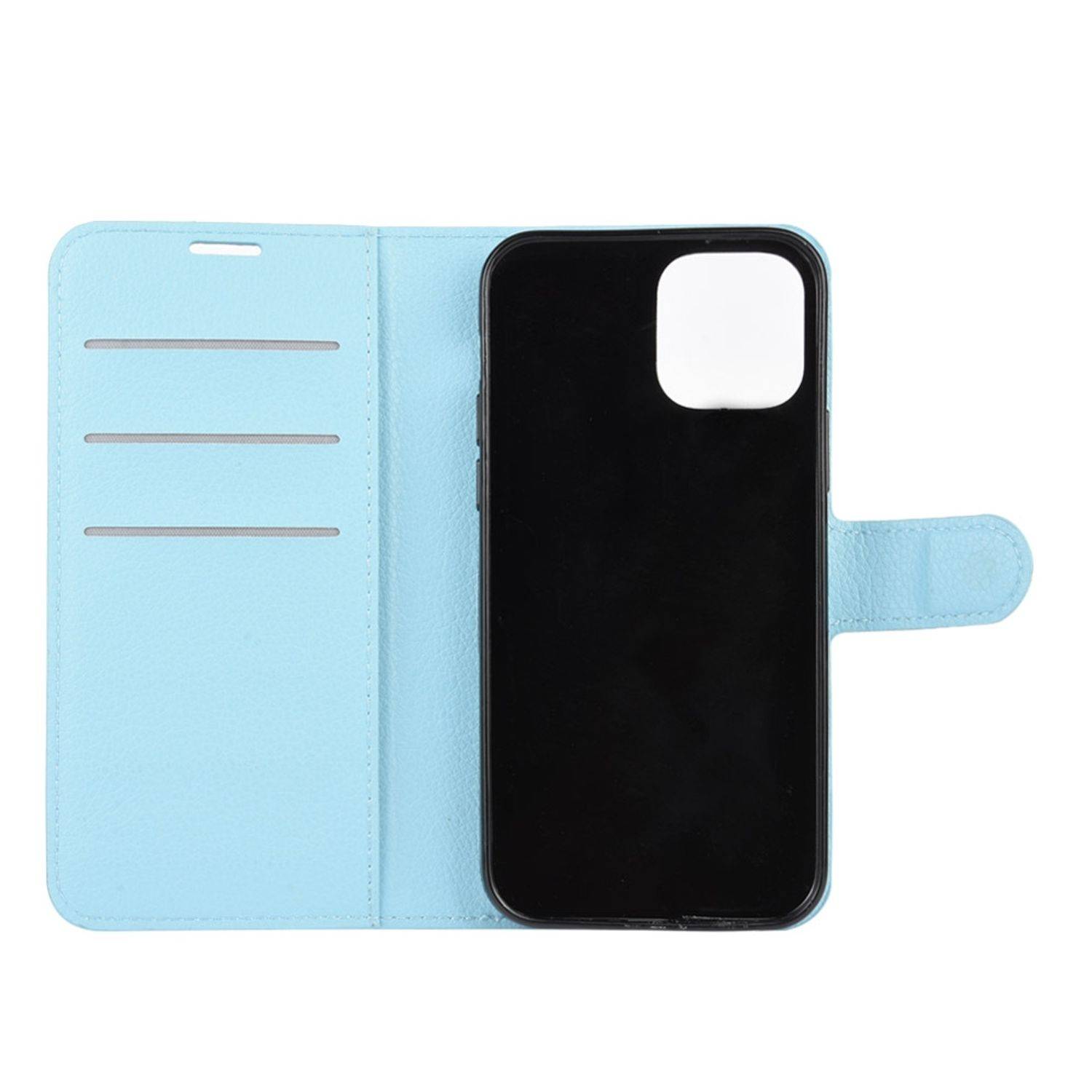 Apple iPhone 12 Pro Max Handyhülle Bookcover Blau