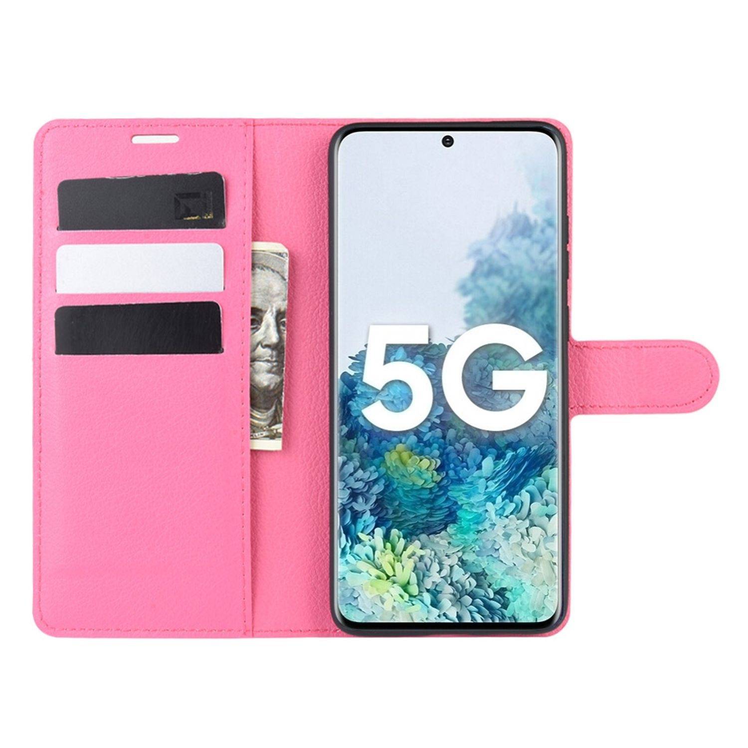 Samsung Galaxy S20 FE Handyhülle Bookcover Rosa