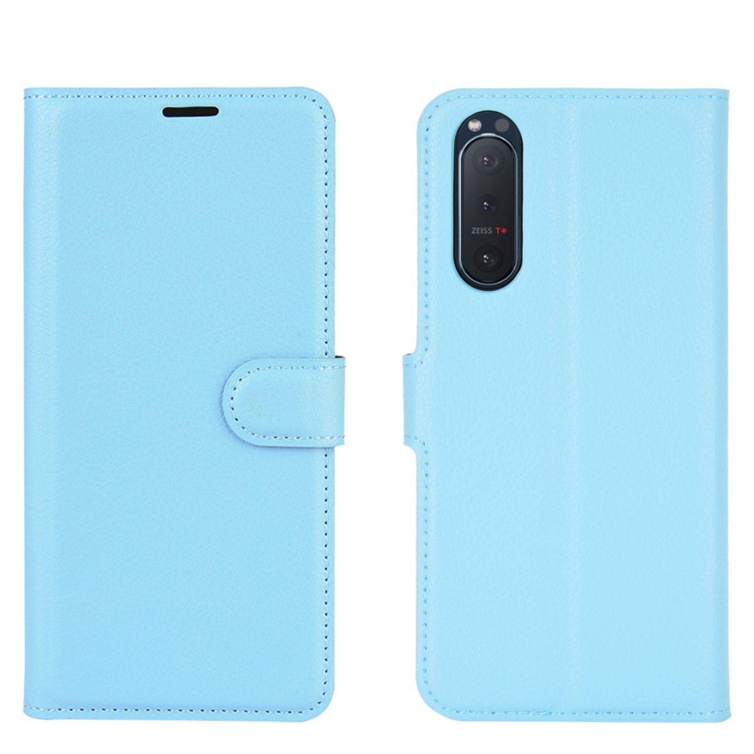 Sony Xperia 5 II Handyhülle Bookcover Blau