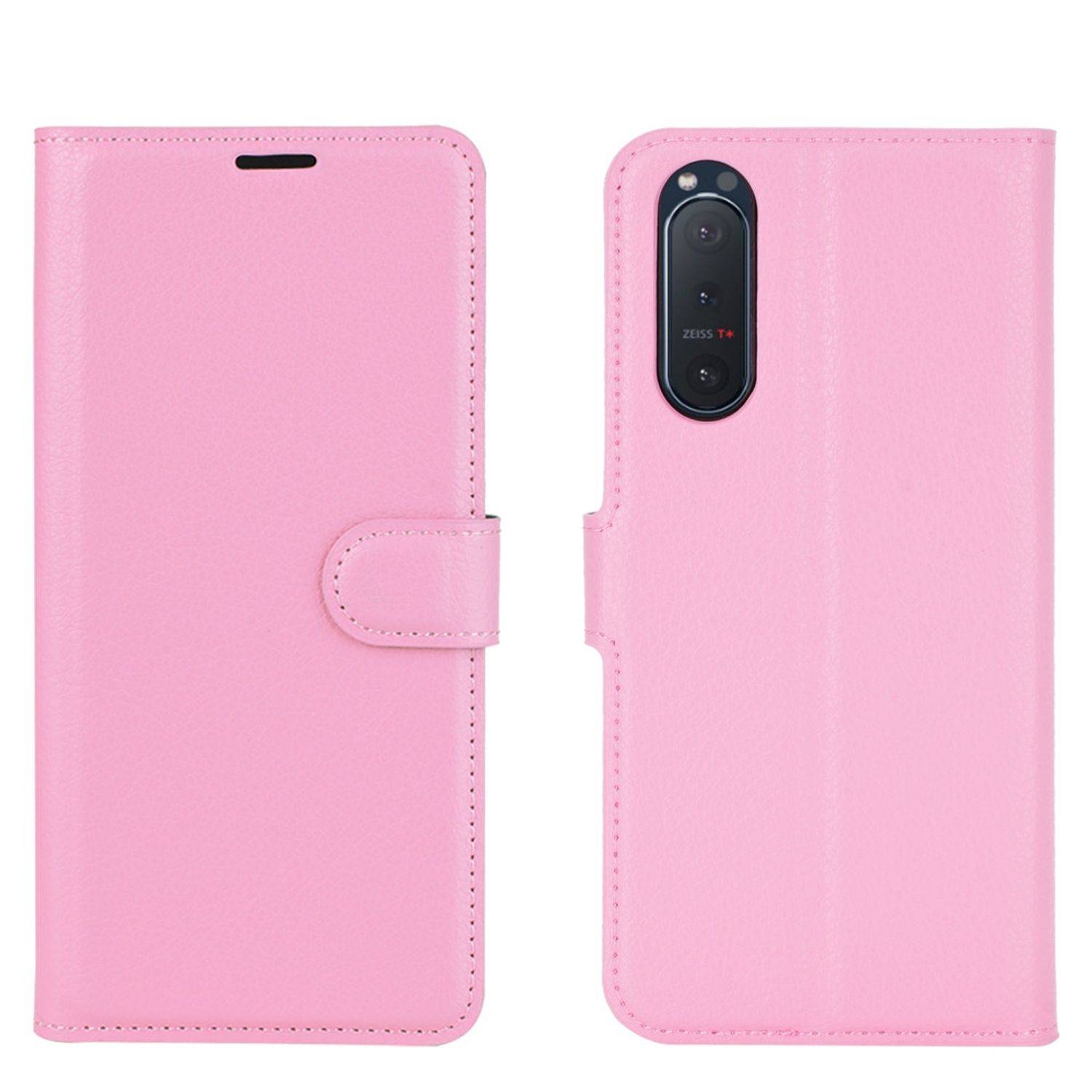 Sony Xperia 5 II Handyhülle Bookcover Rosa