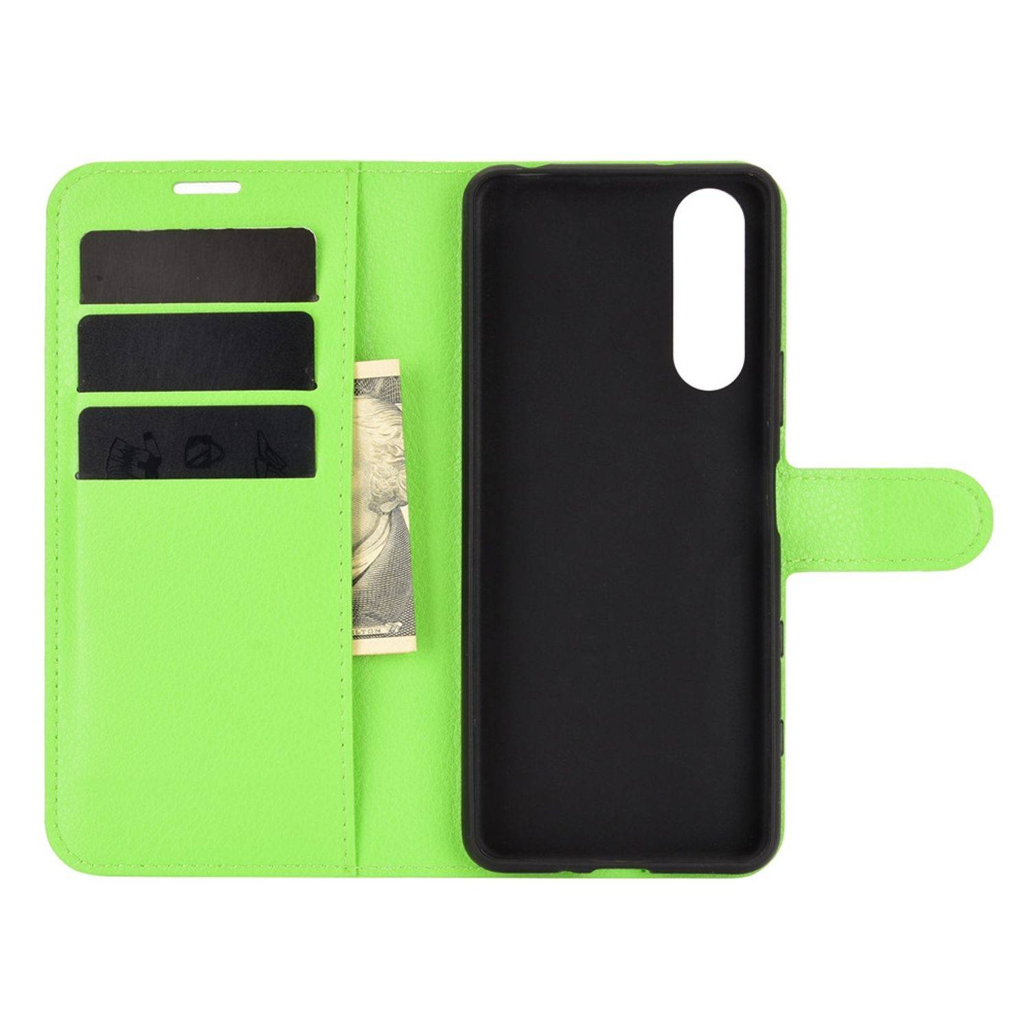 Sony Xperia 5 II Handyhülle Bookcover Grün