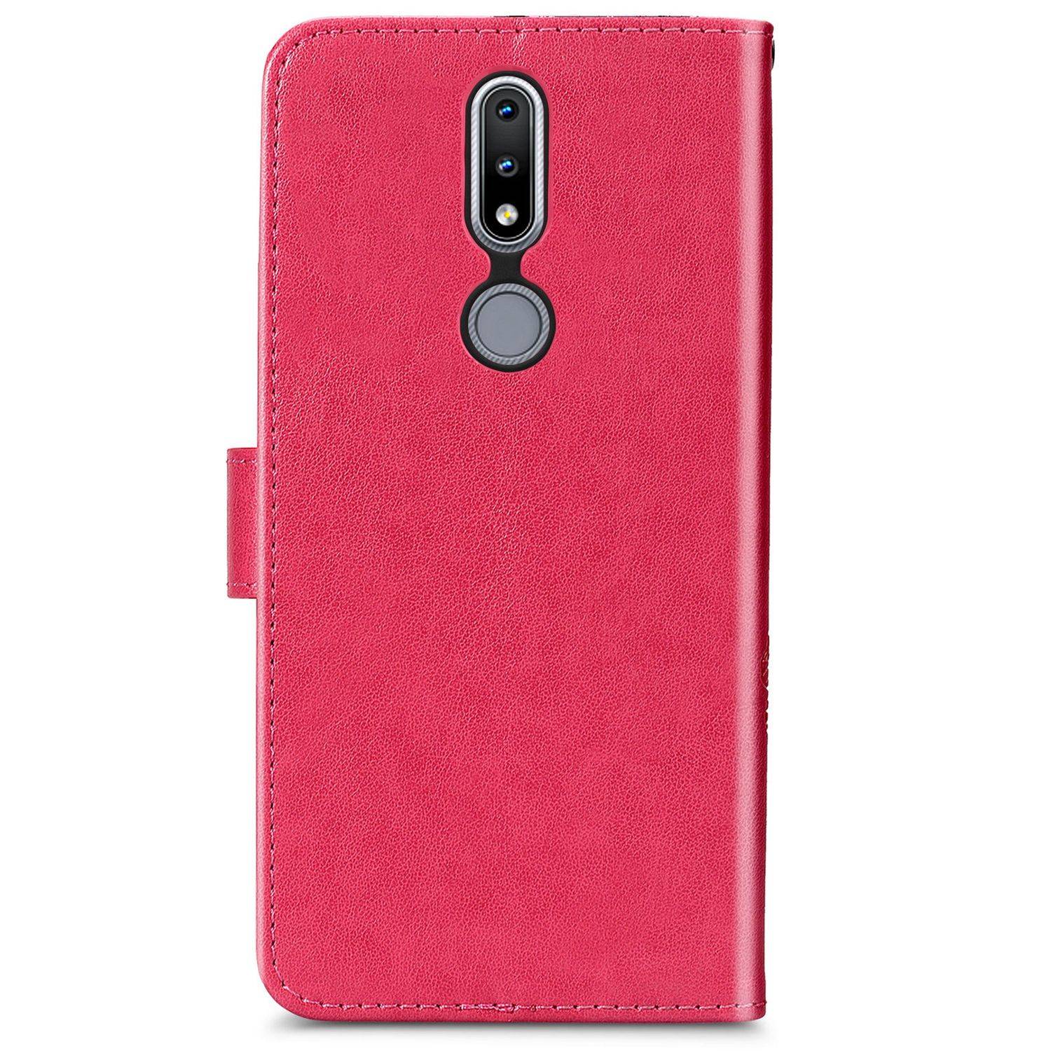 Nokia 2.4 Handyhülle Bookcover Rosa