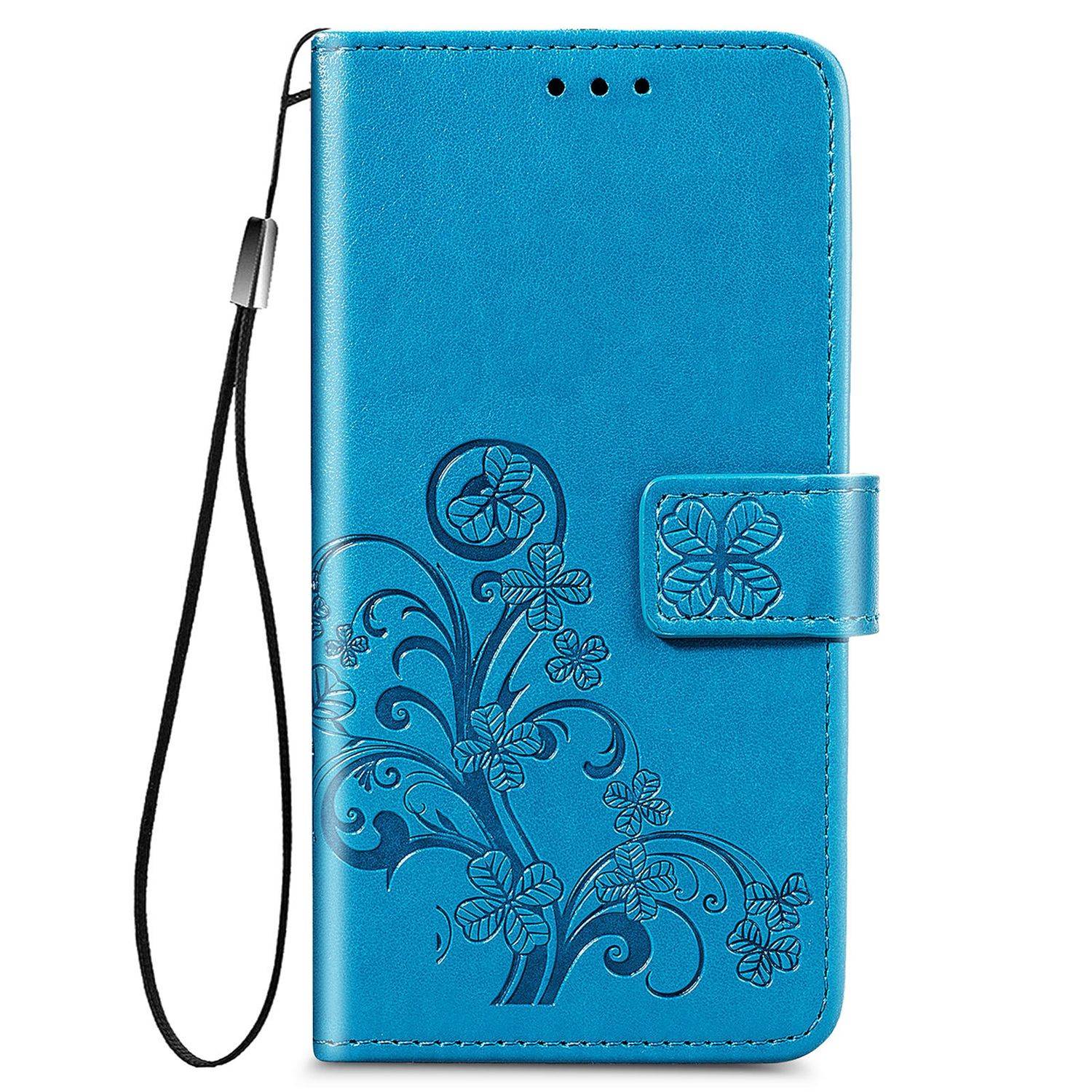 Nokia 2.4 Handyhülle Bookcover Blau