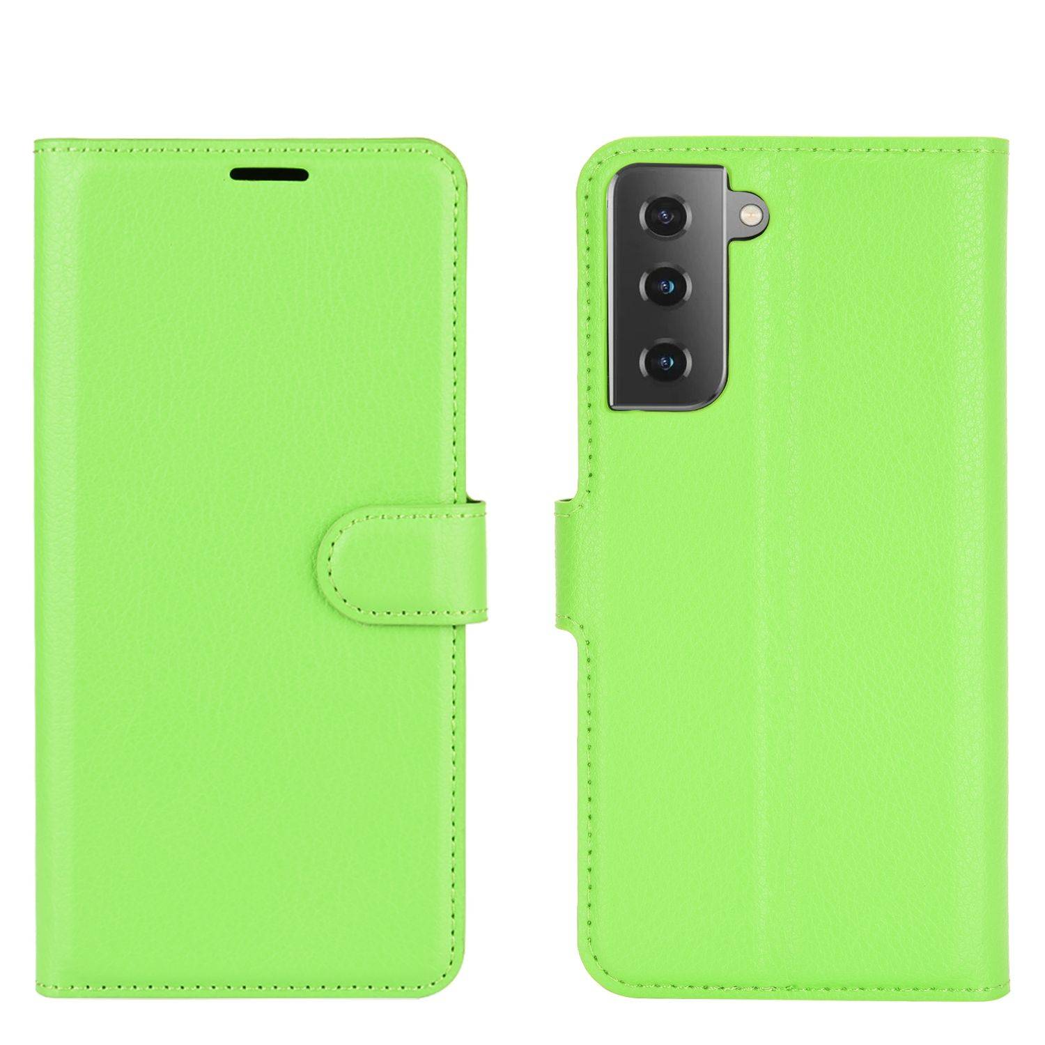 Samsung Galaxy S21 Handyhülle Bookcover Grün
