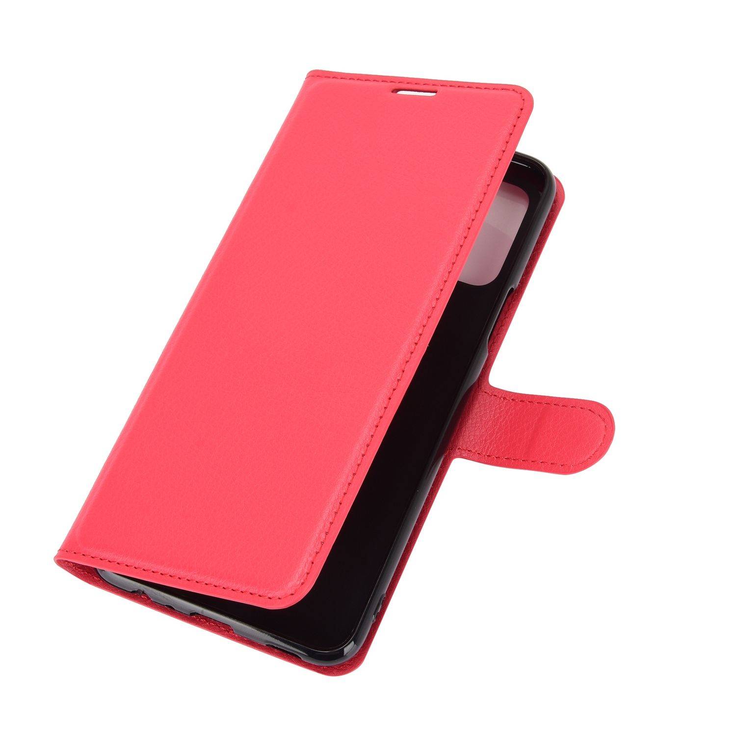 LG K52 Handyhülle Bookcover Rot