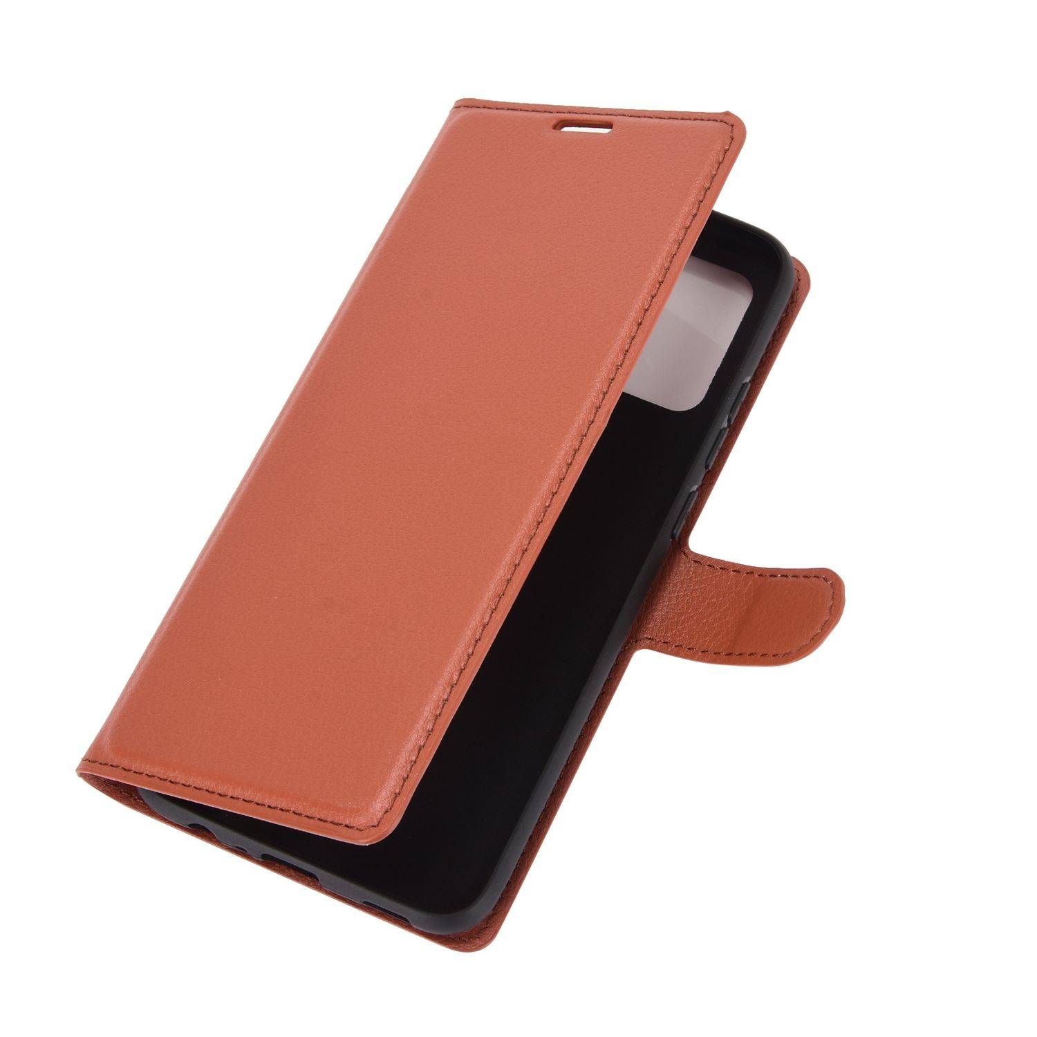 Samsung Galaxy A02s Handyhülle Bookcover Braun