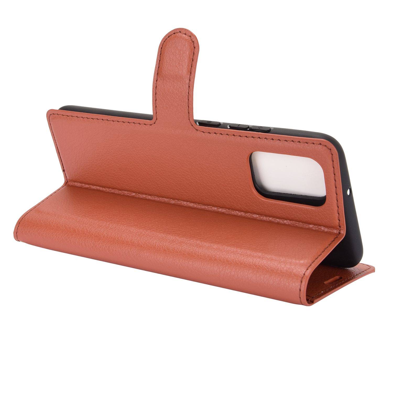 Samsung Galaxy A02s Handyhülle Bookcover Braun