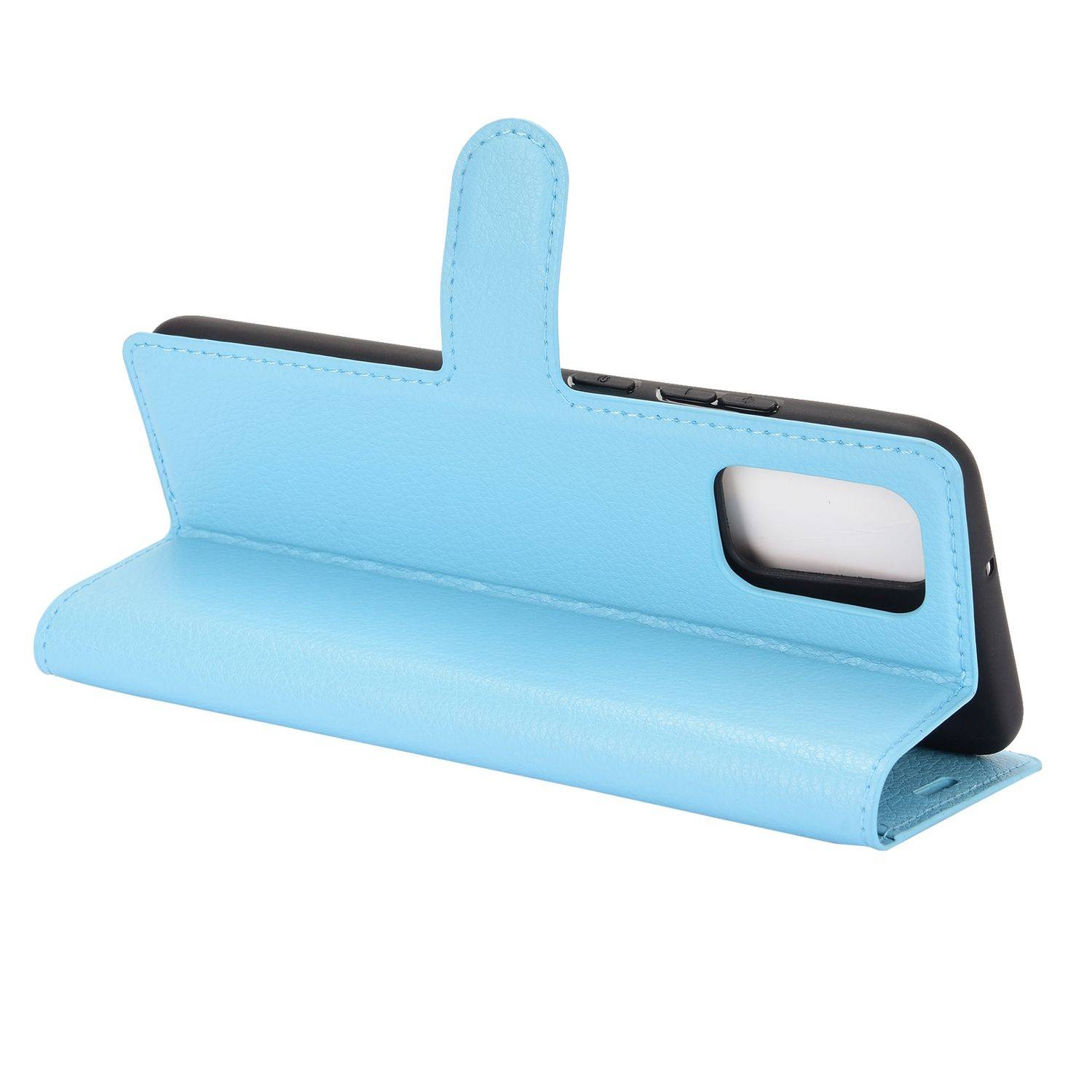 Samsung Galaxy A02s Handyhülle Bookcover Blau