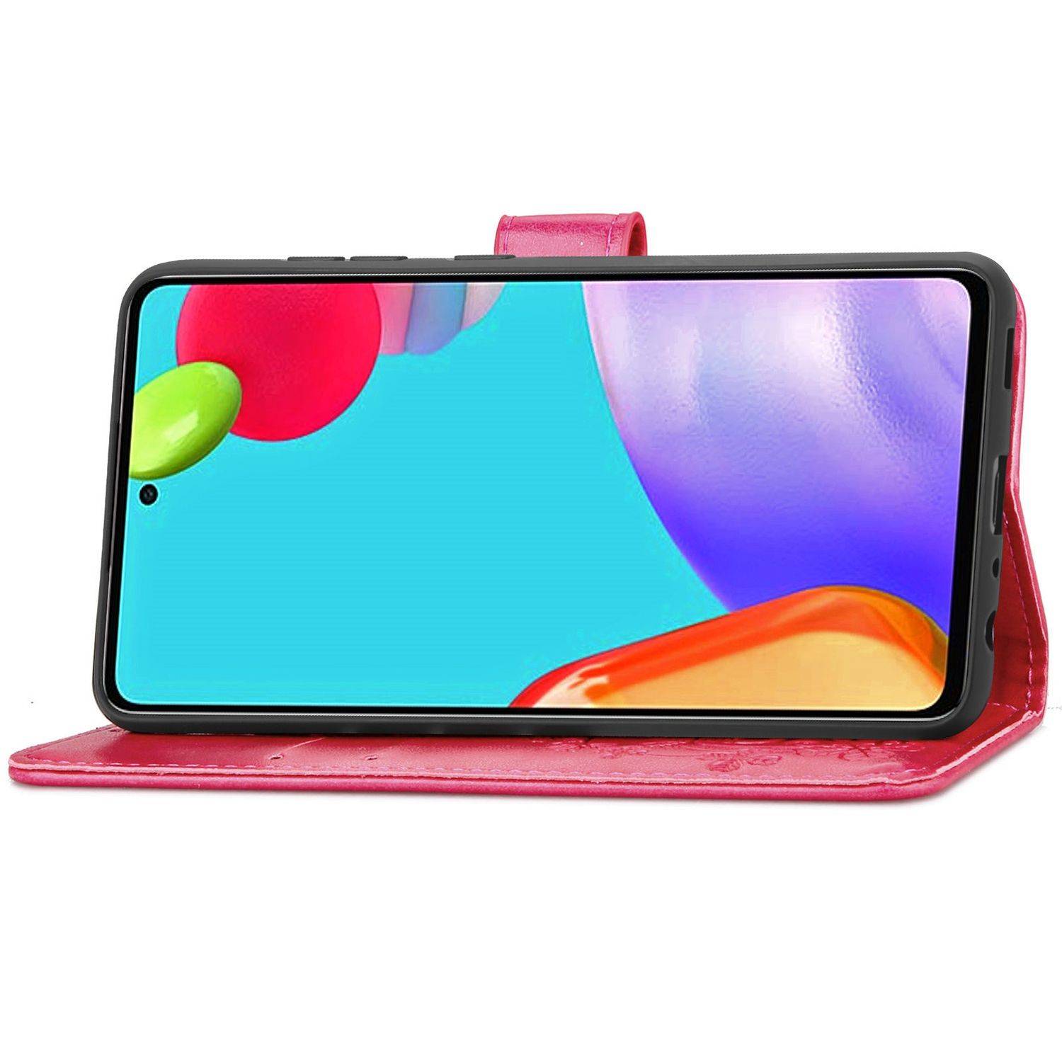 Samsung Galaxy A72 5G Handyhülle Bookcover Rosa