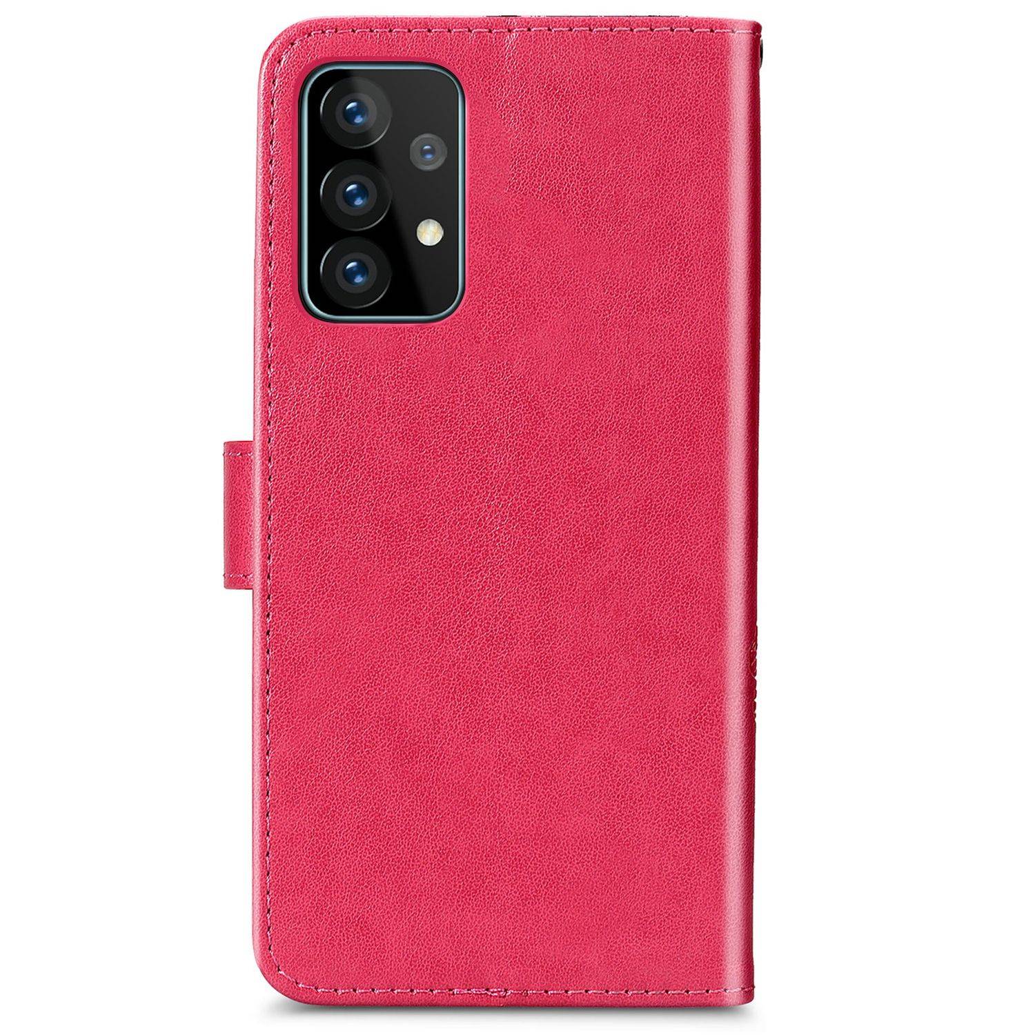 Samsung Galaxy A72 5G Handyhülle Bookcover Rosa