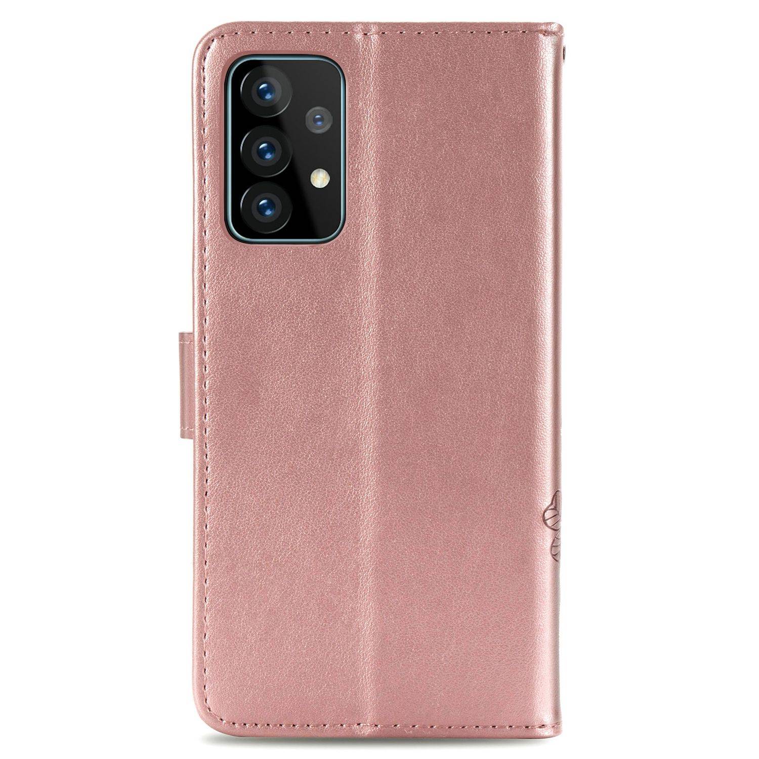 Samsung Galaxy A72 5G Handyhülle Bookcover Rosa