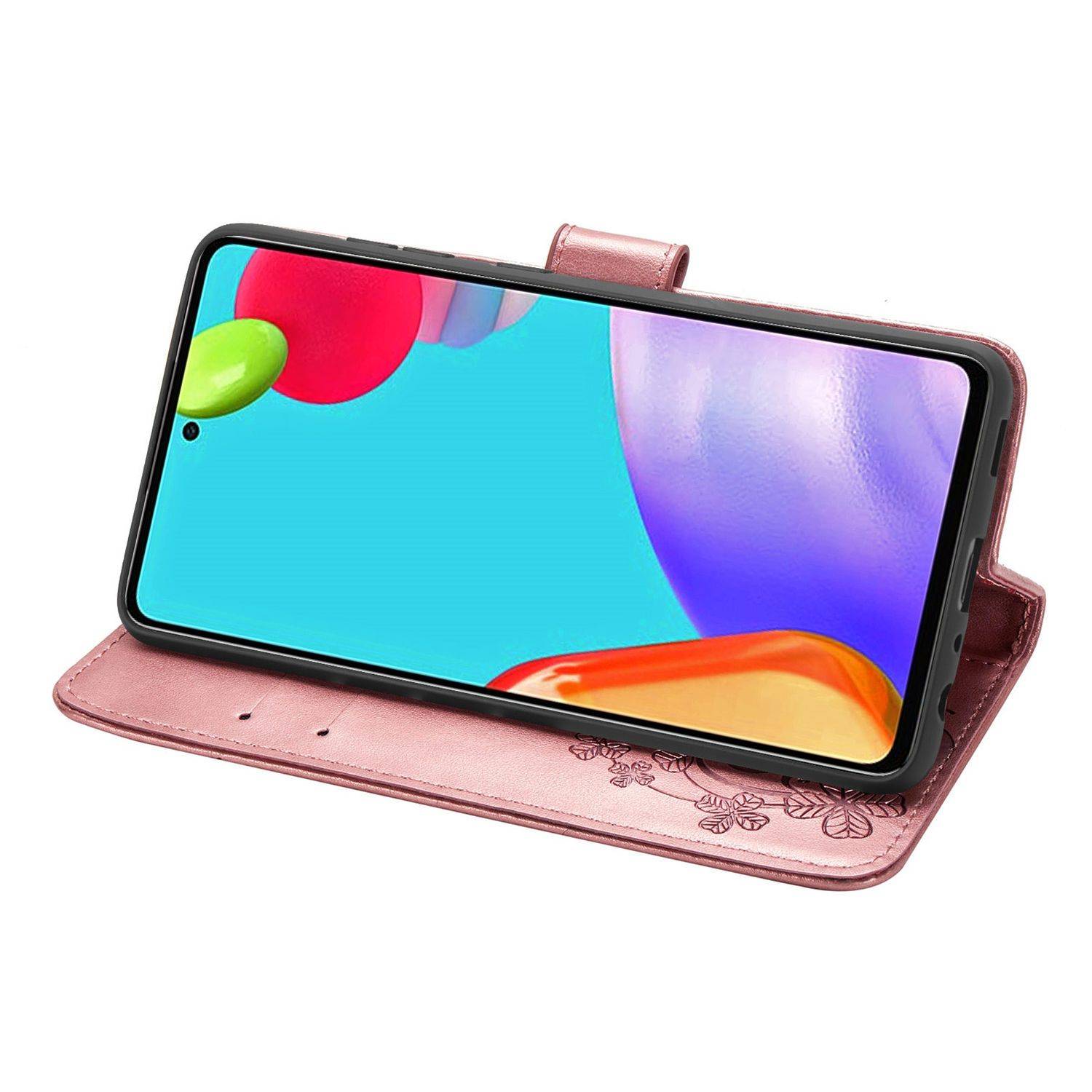 Samsung Galaxy A72 5G Handyhülle Bookcover Rosa