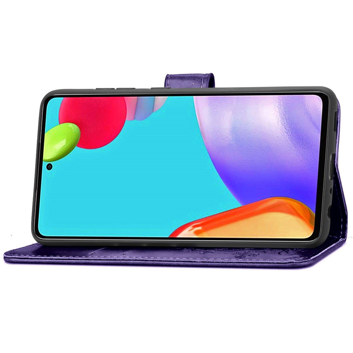 Samsung Galaxy A72 5G Handyhülle Bookcover Violett
