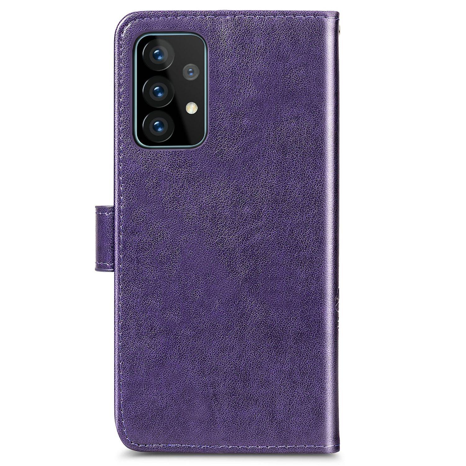 Samsung Galaxy A72 5G Handyhülle Bookcover Violett