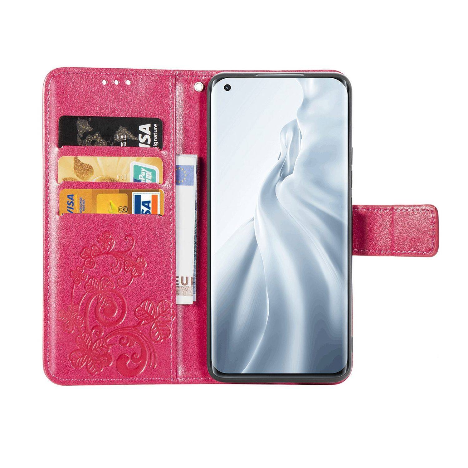 Xiaomi Mi 11 Handyhülle Bookcover Rosa