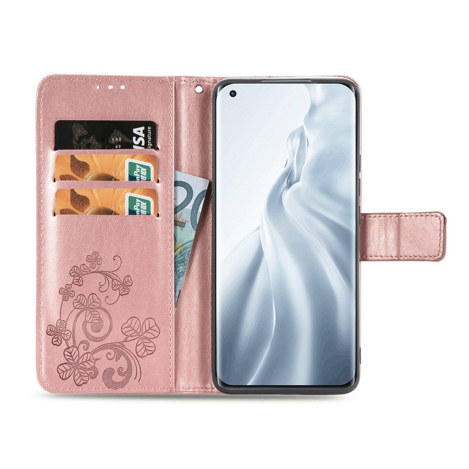 Xiaomi Mi 11 Handyhülle Bookcover Rosa