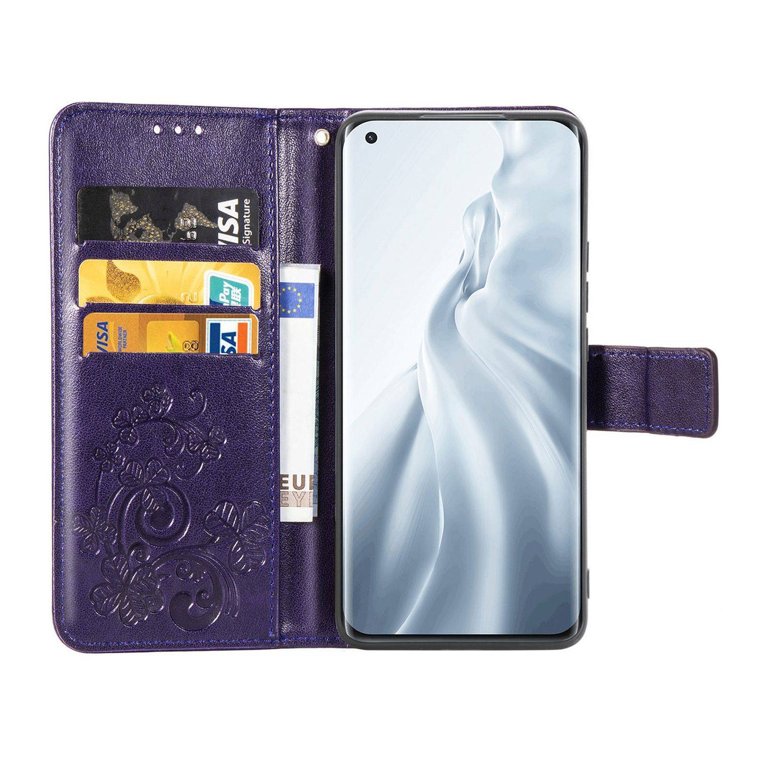 Xiaomi Mi 11 Handyhülle Bookcover Violett