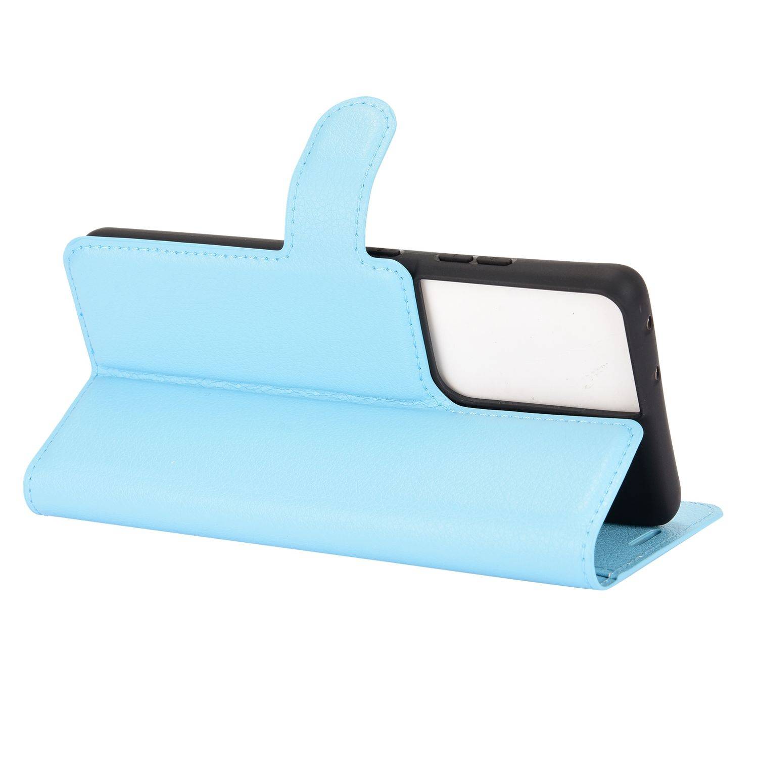 Samsung Galaxy S21 Ultra Handyhülle Bookcover Blau