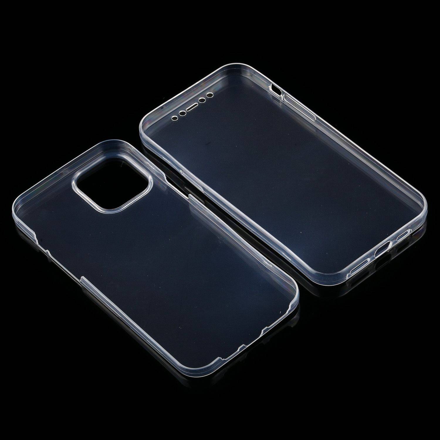 Apple iPhone 12 Pro Max Handyhülle Full-Cover 360 Grad Full Cover Transparent