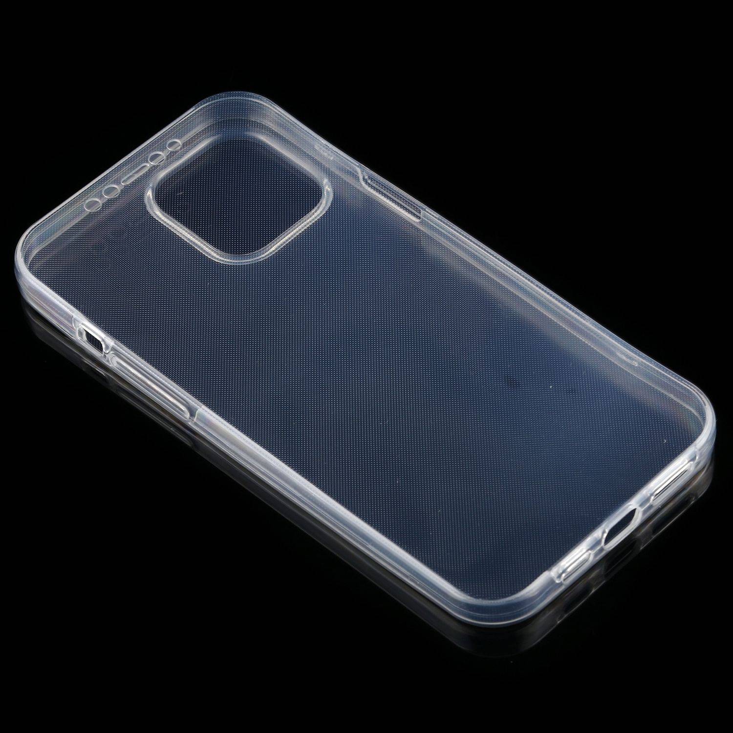 Apple iPhone 12 Pro Max Handyhülle Full-Cover 360 Grad Full Cover Transparent