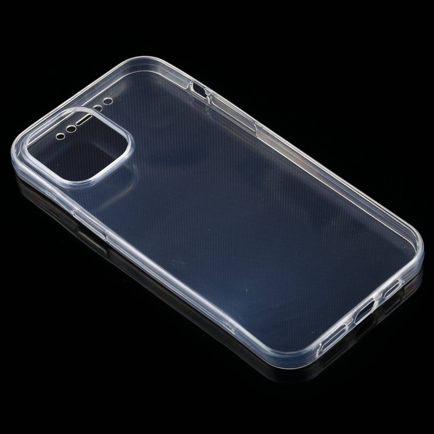 Apple iPhone 12 Pro Max Handyhülle Full-Cover 360 Grad Full Cover Transparent